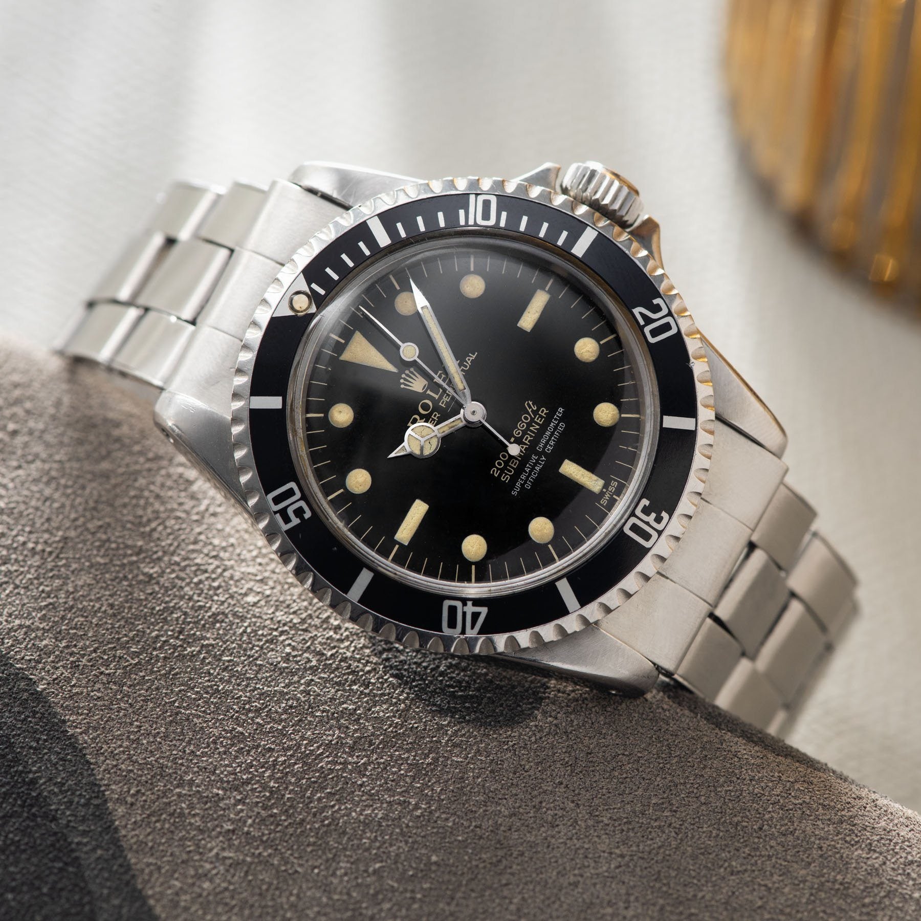 Rolex Submariner 5512 Gilt Four Line Underline Dial 