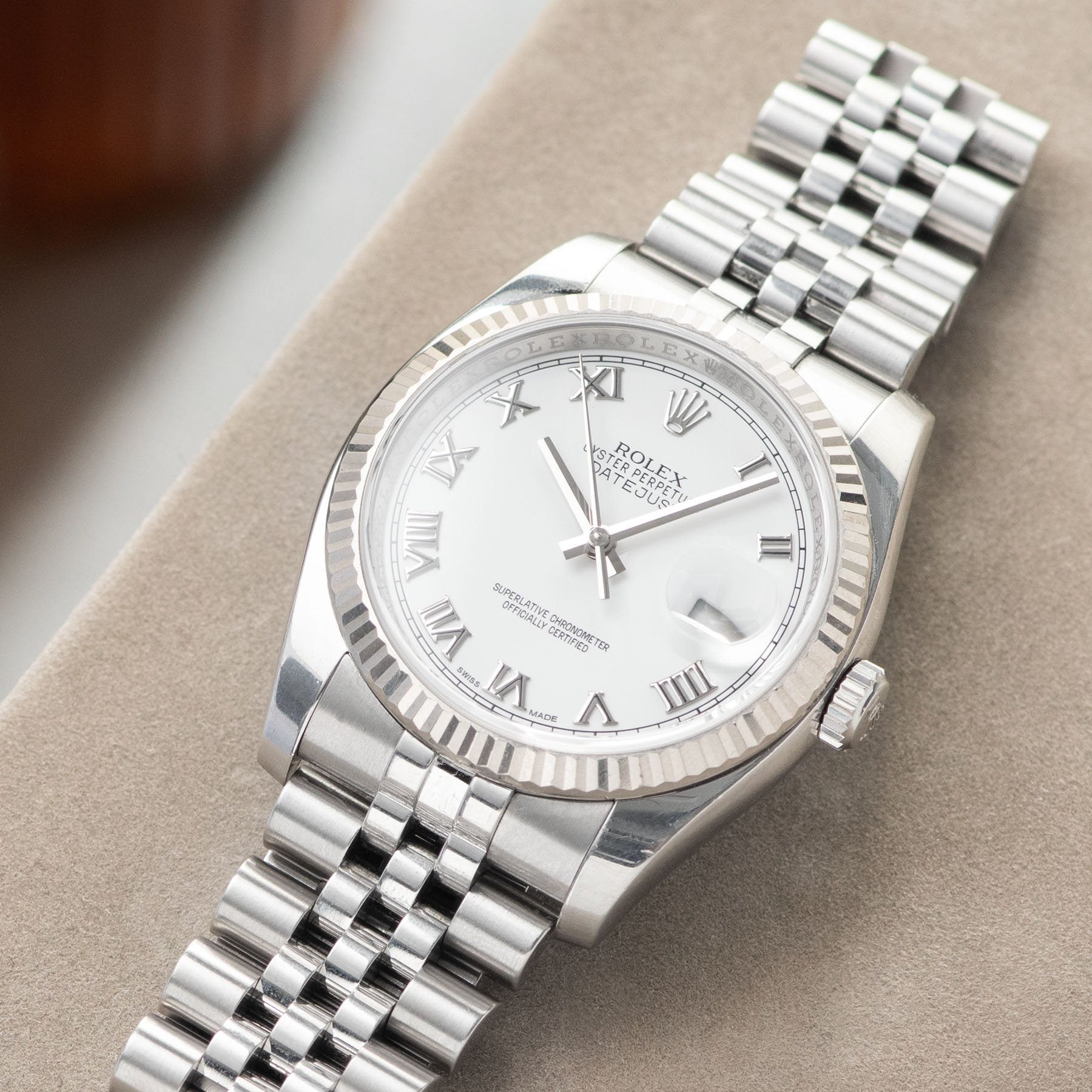Rolex Datejust White Dial 116234 2014 