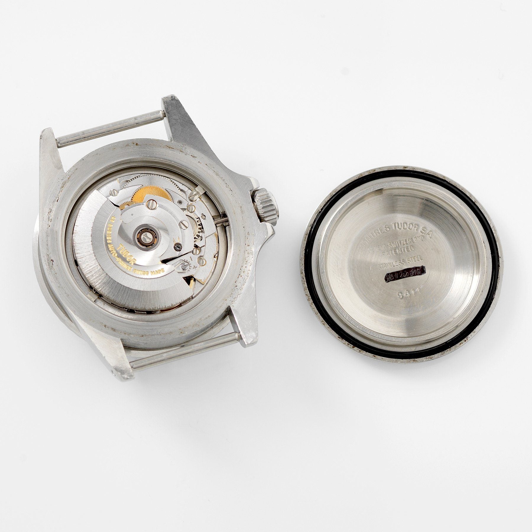 Tudor Marine Nationale MN78 Submariner 9401 with Provenance/Ledgers movement and case back