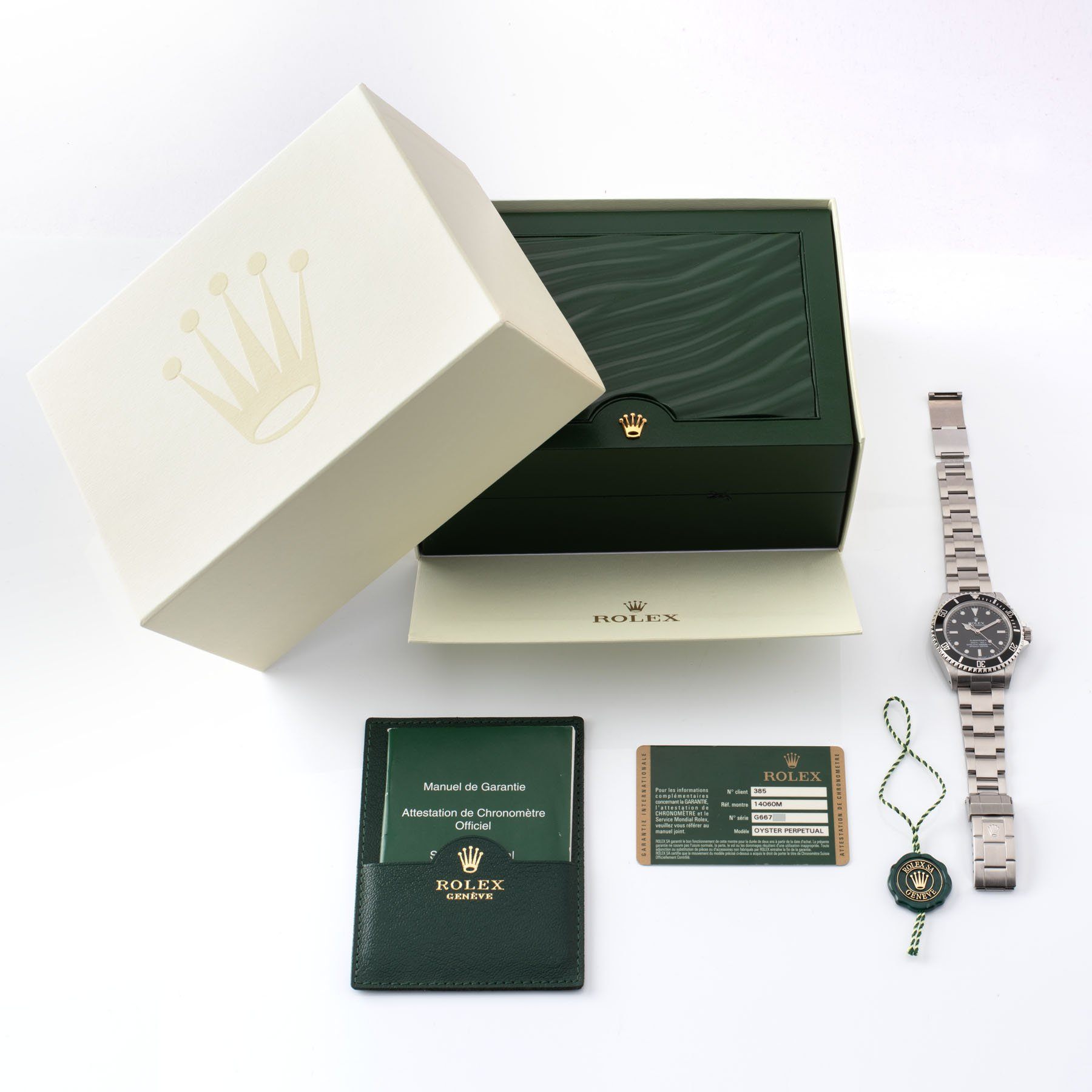 Rolex Submariner Four-Line Dial 14060M Full Set 