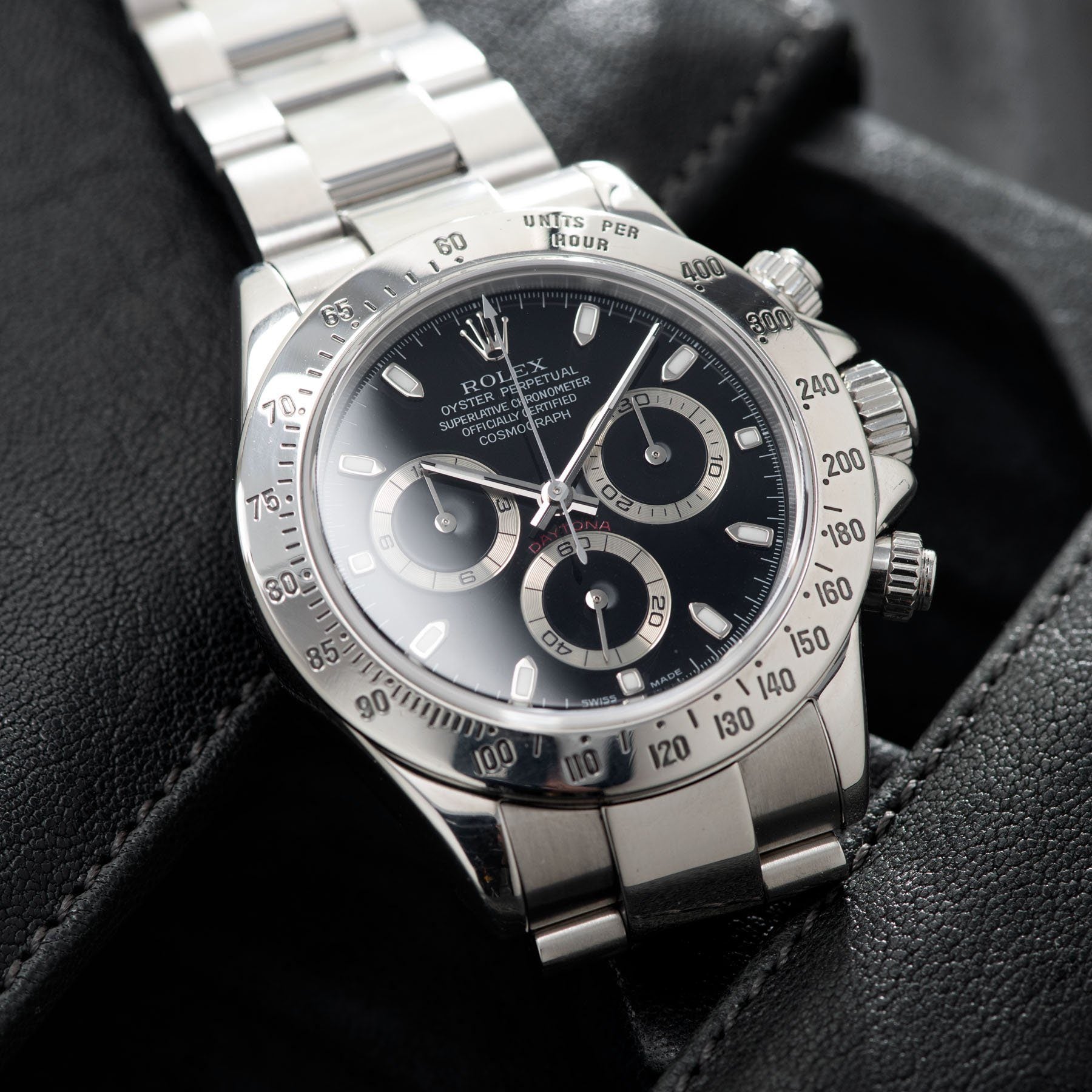 Rolex Daytona Steel 116520 Black Dial Box and Papers set  Chonograph Neo Vintage