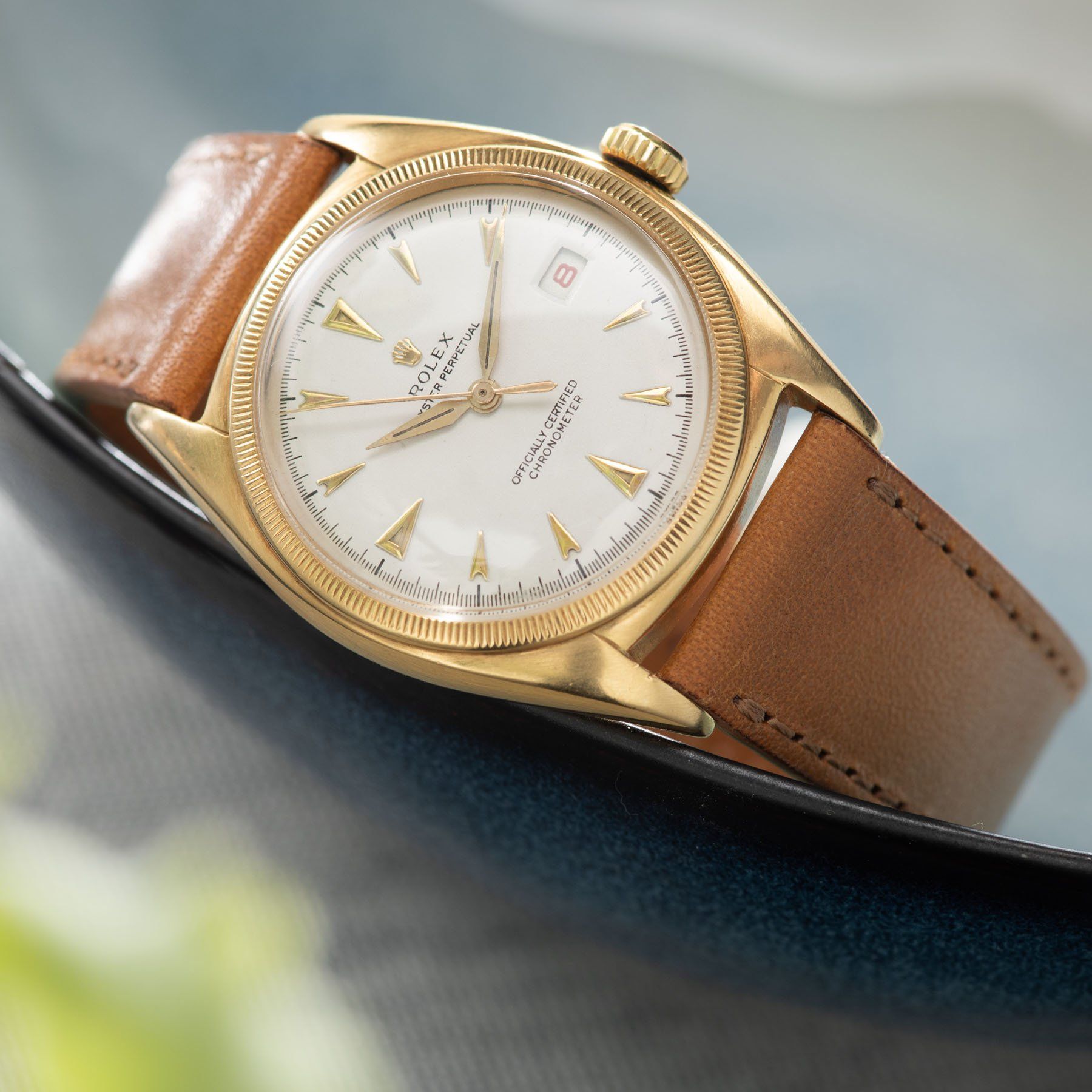 Rolex Oyster Perpetual Yellow Gold Reference 6105