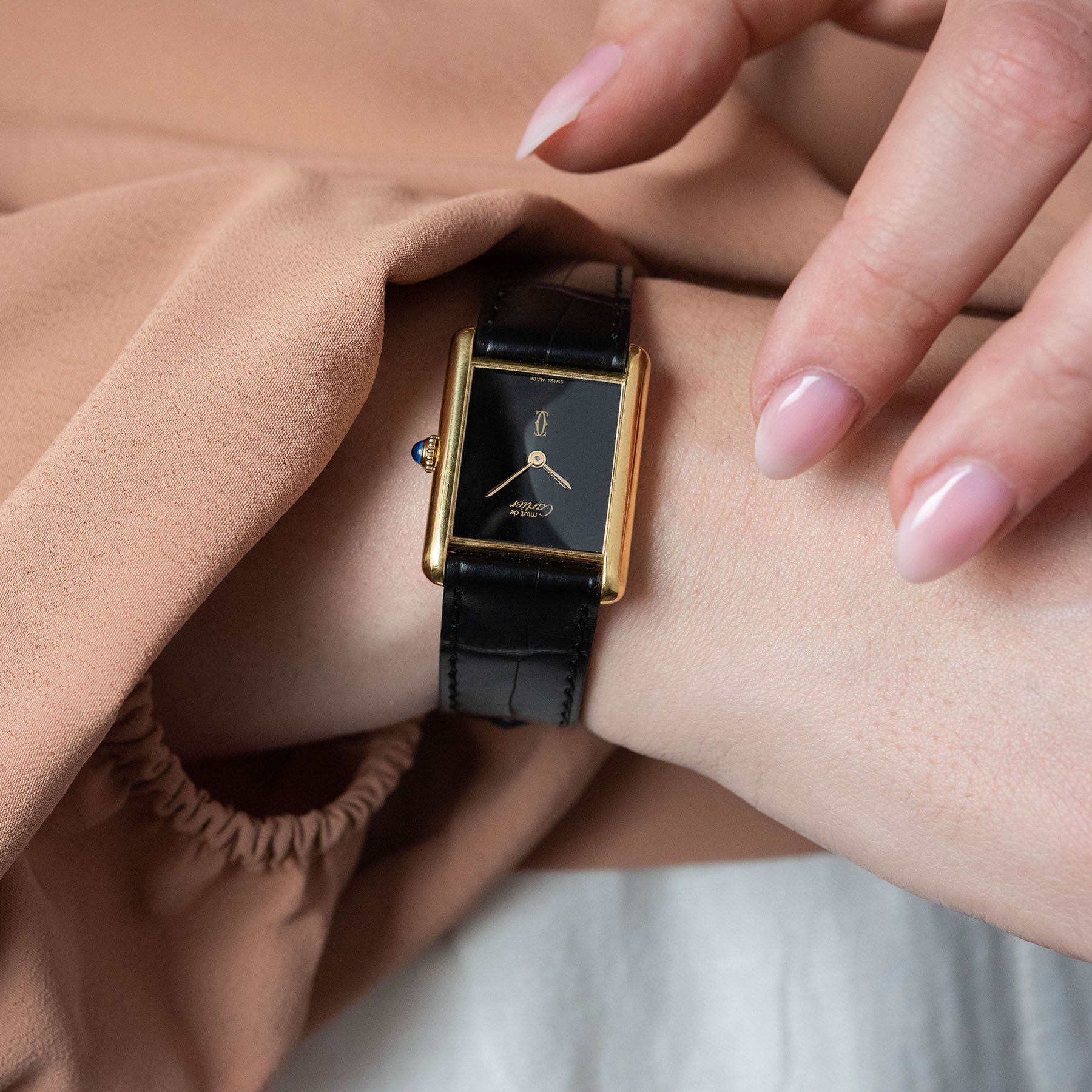 Cartier Tank Must de Cartier “Onyx” Look Dial