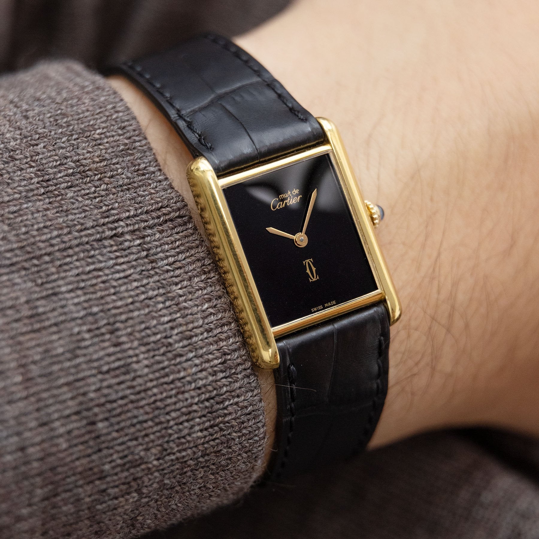 Cartier Tank Must de Cartier “Onyx” Look Dial