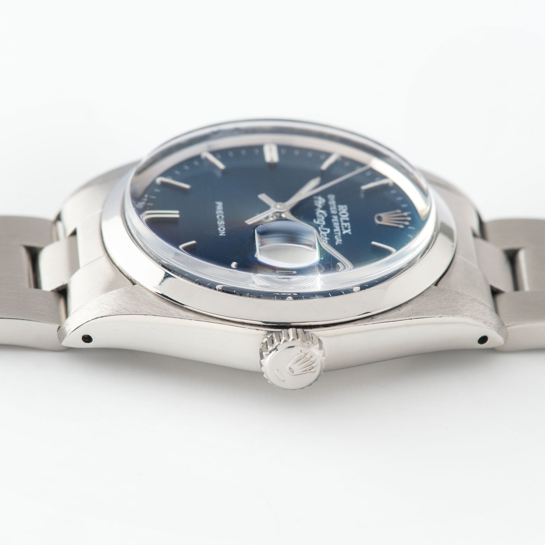 Rolex Air King Date Ref 5700 Blue Dial