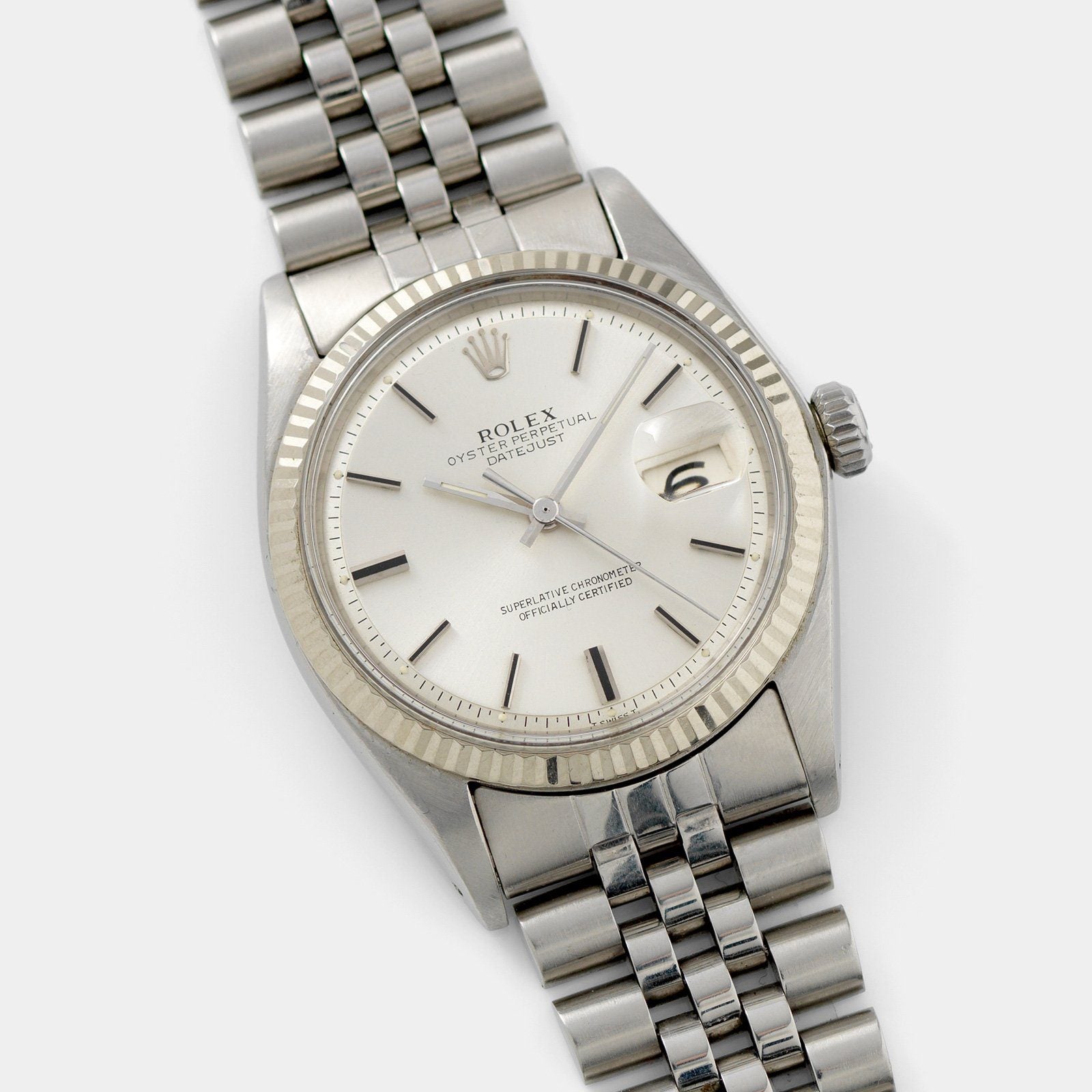 Rolex Datejust silver dial ref 1601