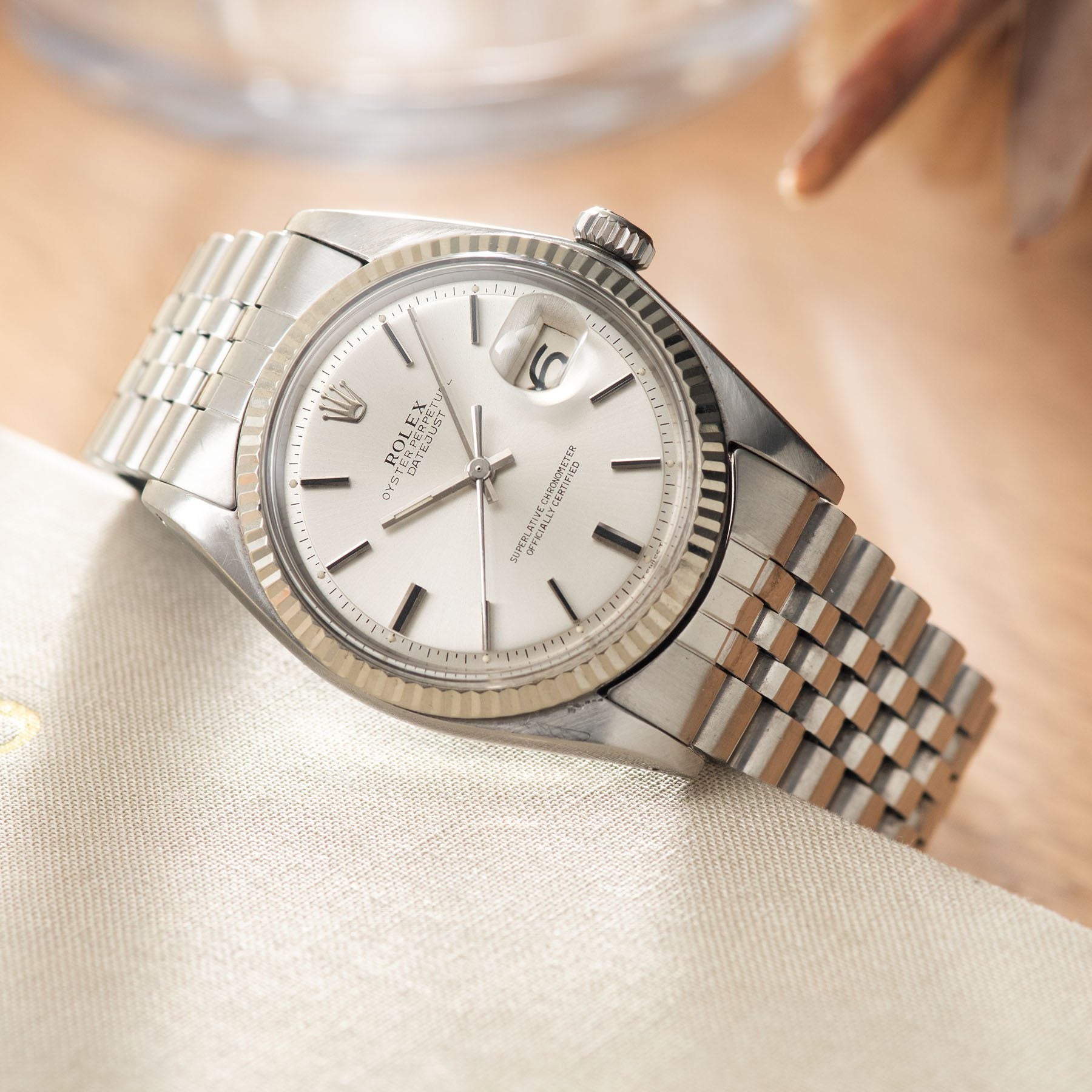 Rolex Datejust silver dial ref 1601