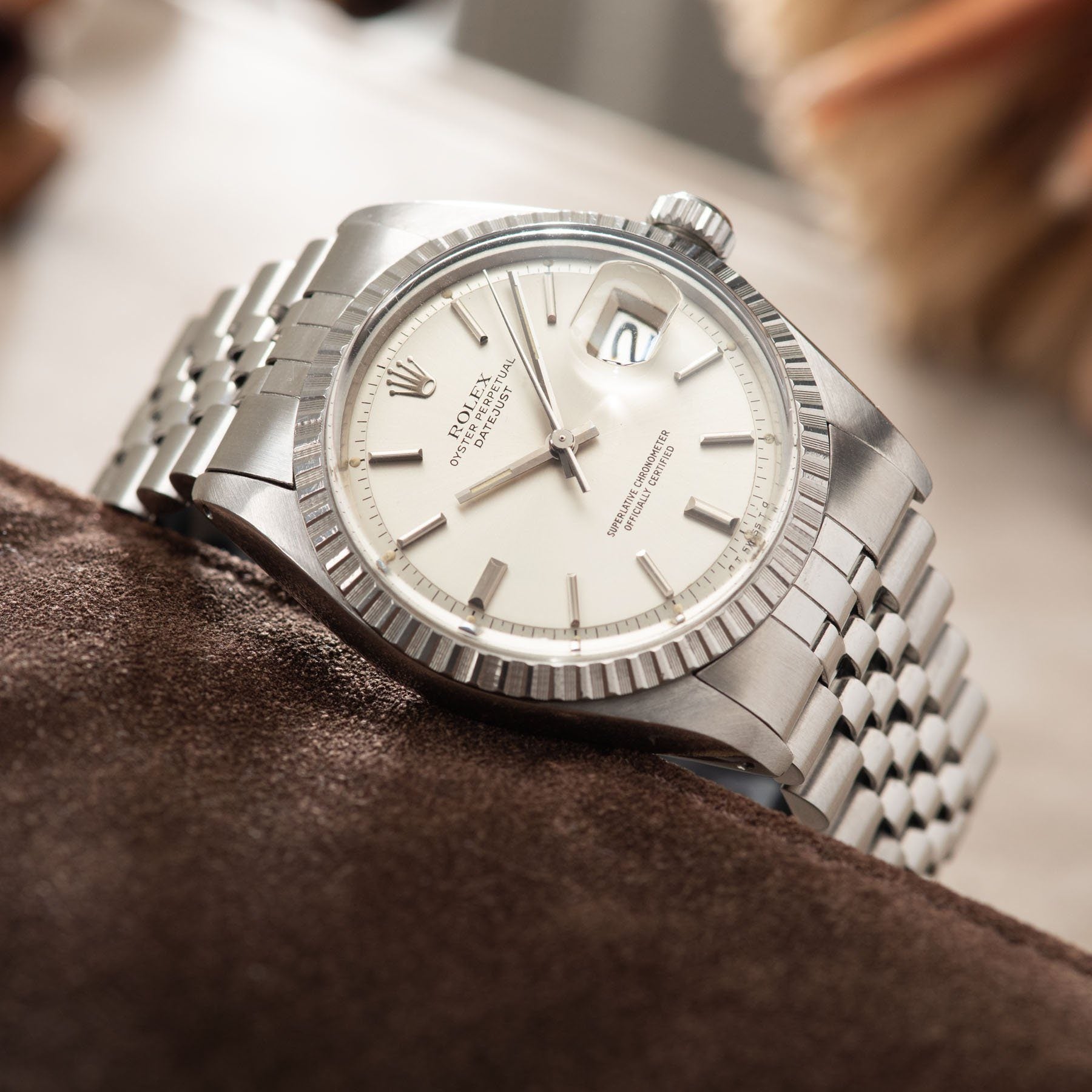 Rolex Datejust Silver Sigma Dial 1603