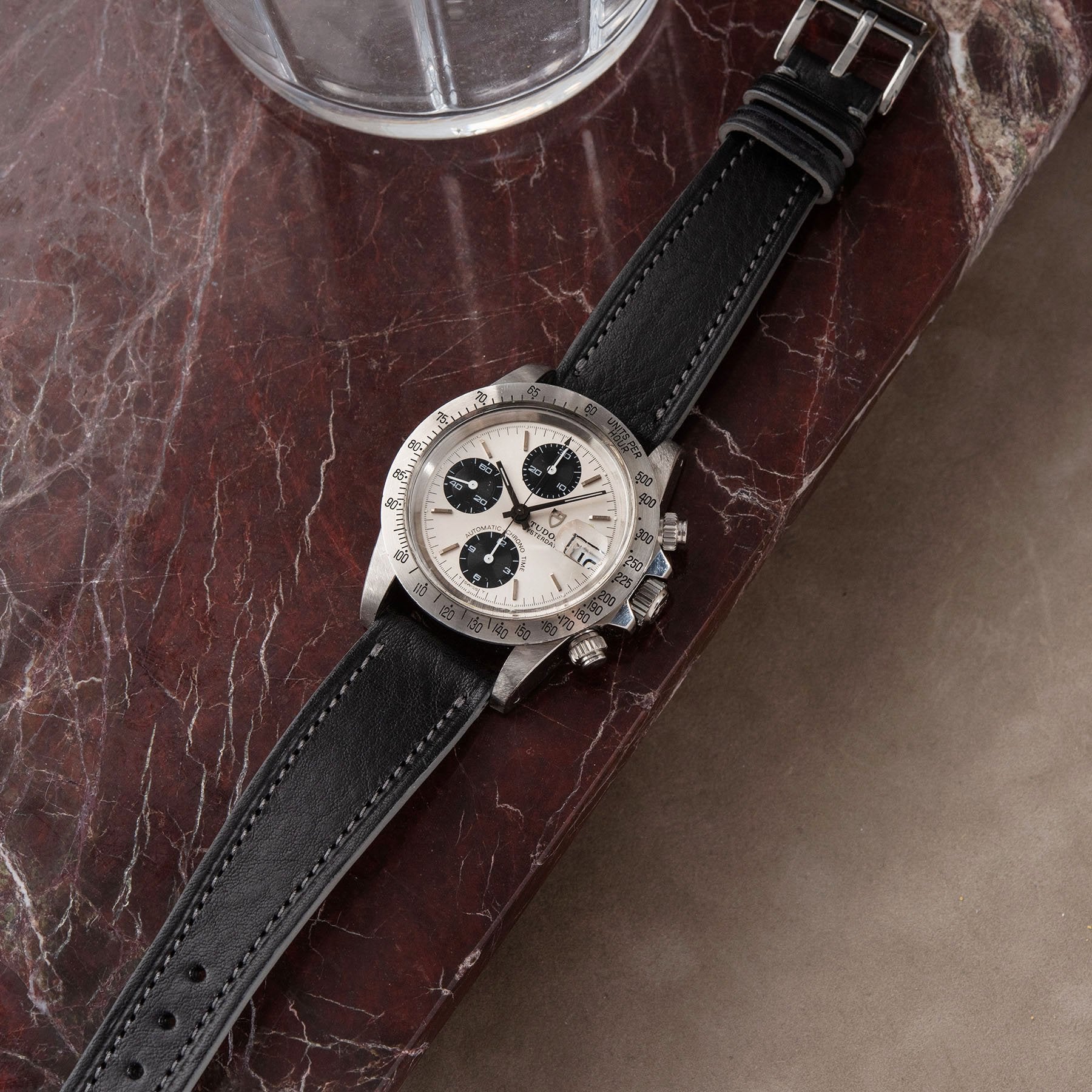 Tudor Oysterdate Big Block Panda Dial Ref 79180