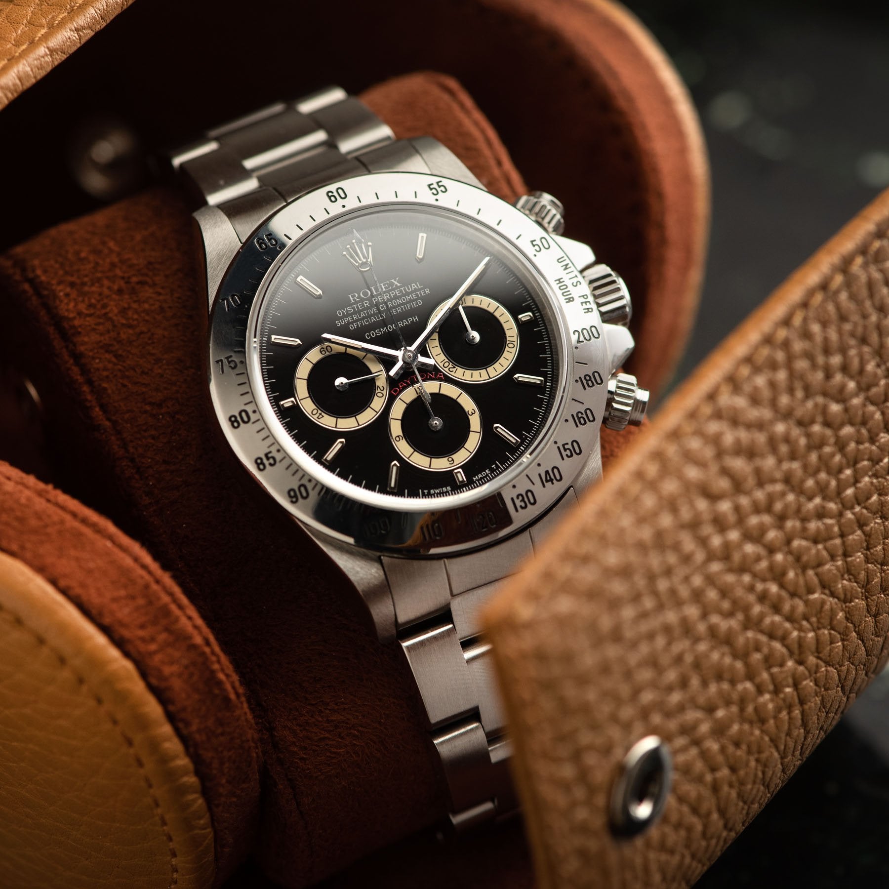 Rolex Daytona Steel 16520 Black Floating Dial 