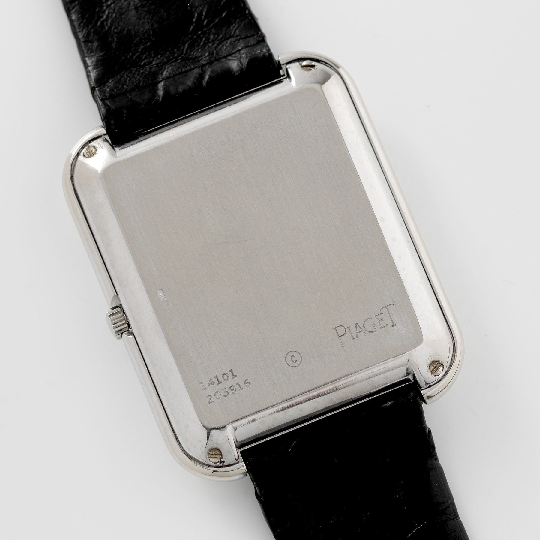 Piaget Onyx Dial White Gold ref 14101 Beta 21