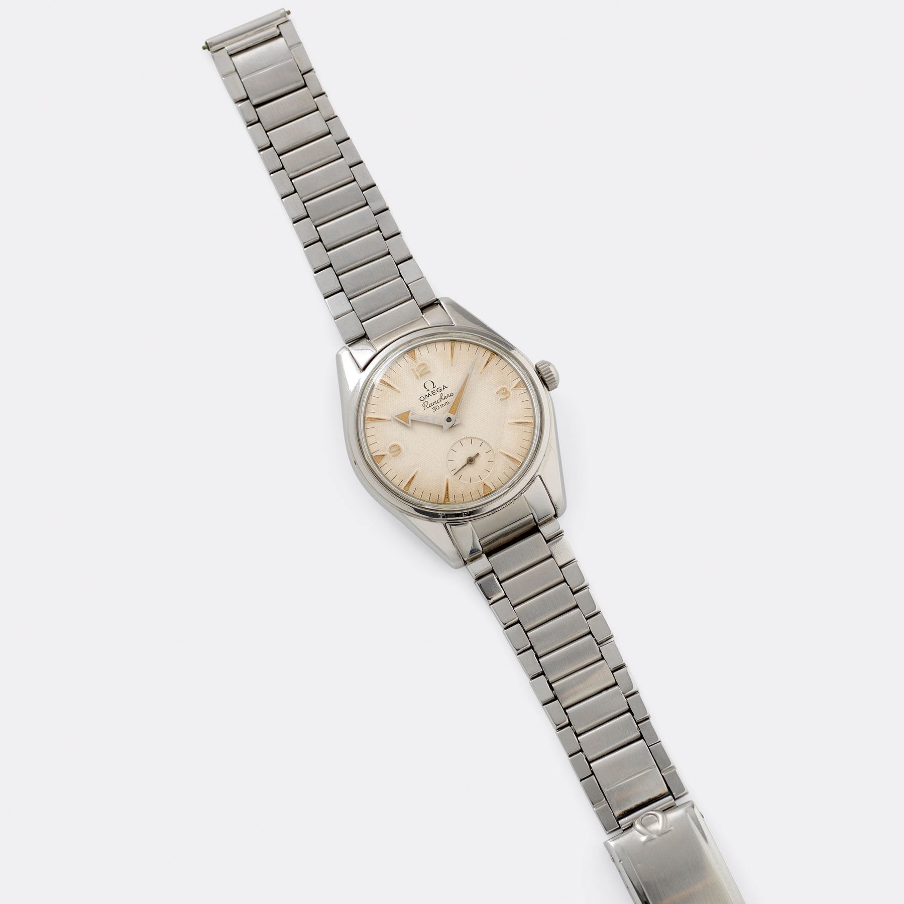 Omega Ranchero White Waffle Dial 2990 with Archive Extract