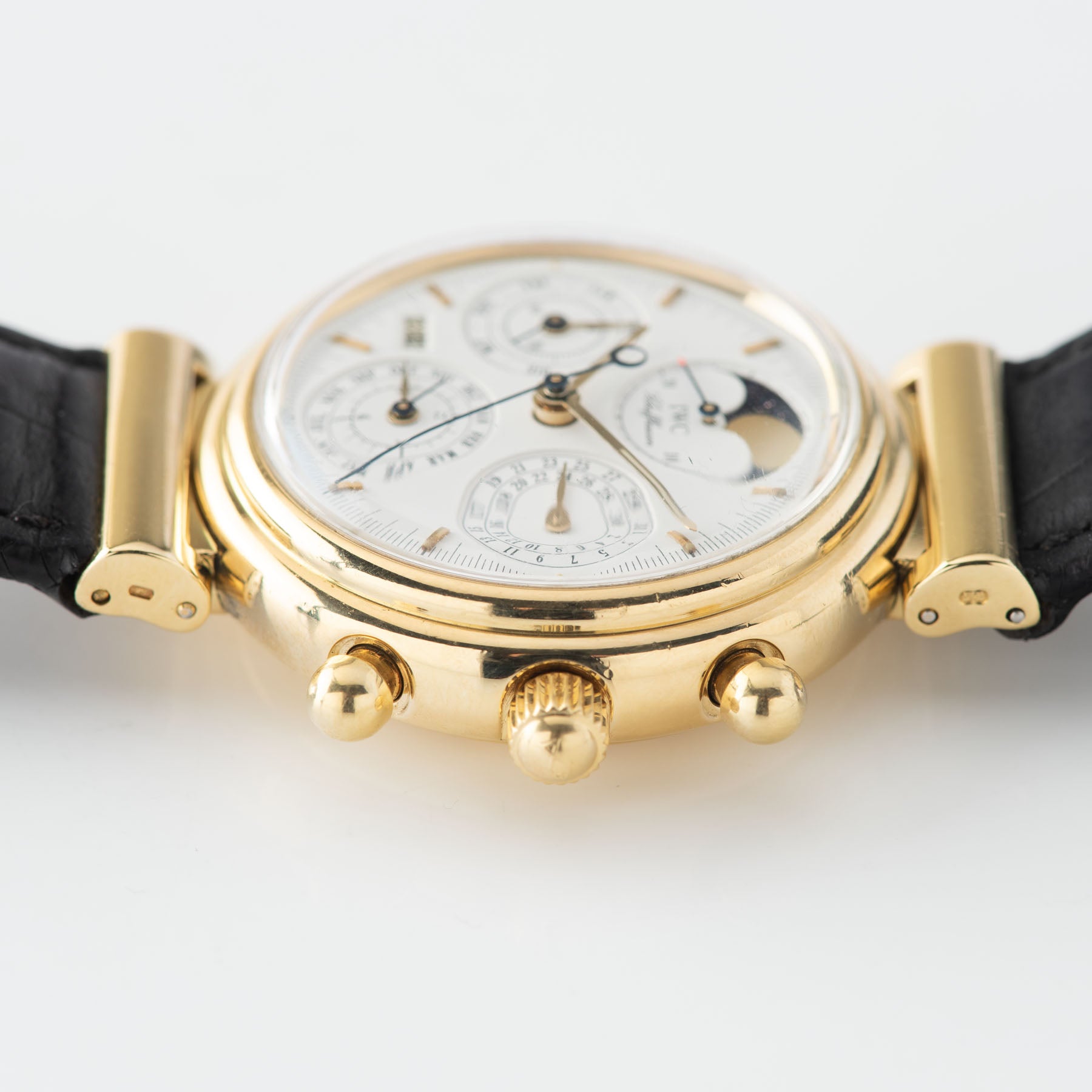 IWC Da Vinci Perpetual Calendar Chrono Yellow Gold Reference 3750