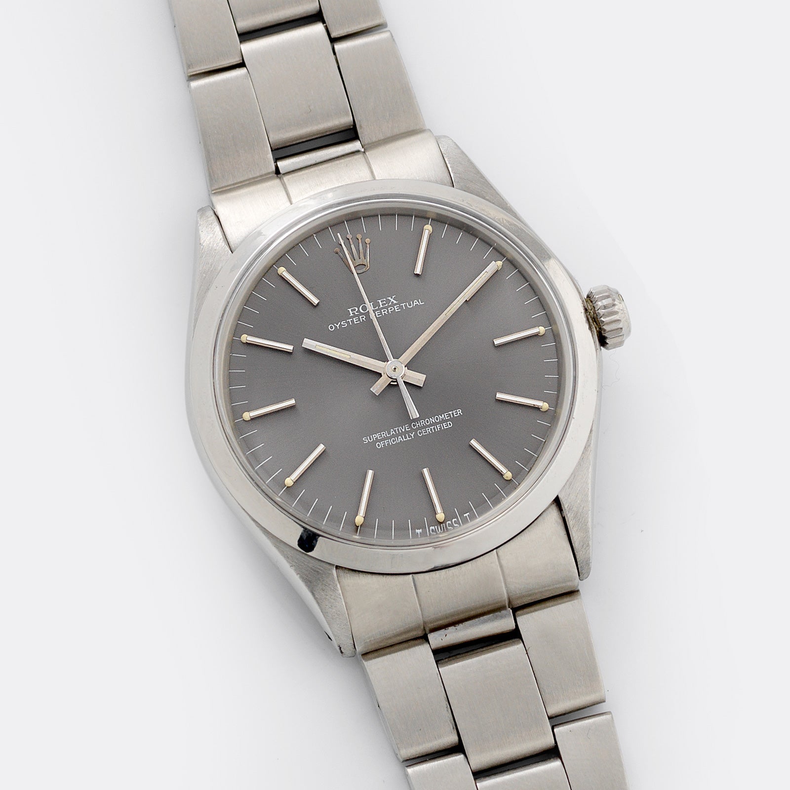 Rolex Oyster Perpetual Reference 1002 Grey Dial 