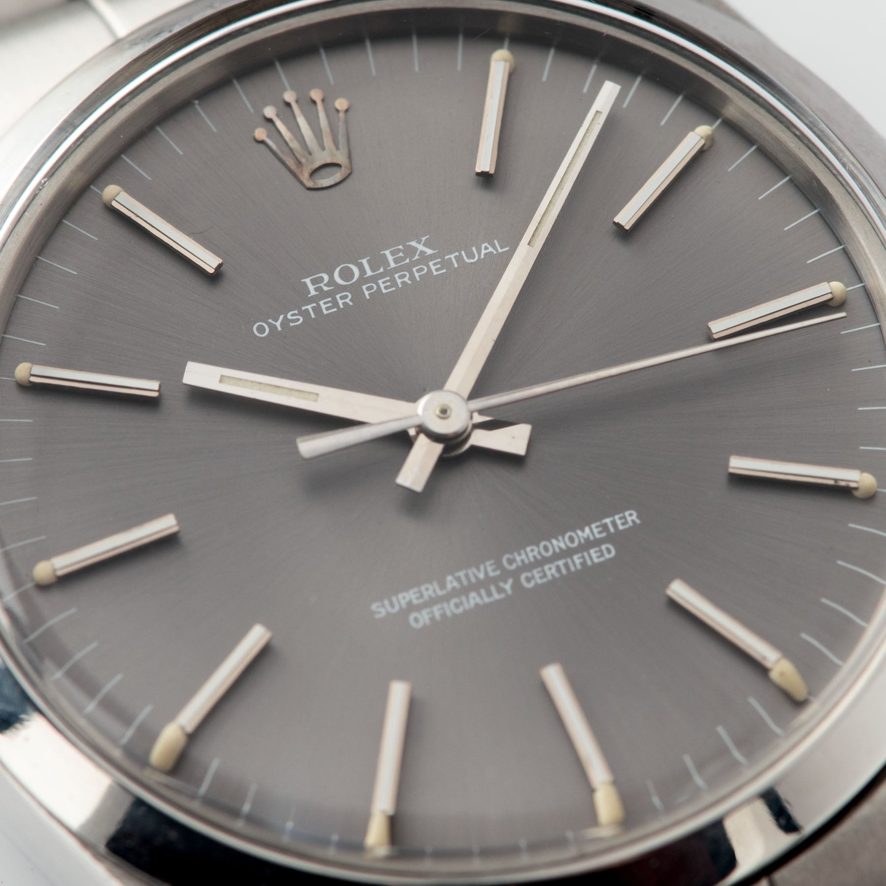 Rolex Oyster Perpetual Reference 1002 Grey Dial 
