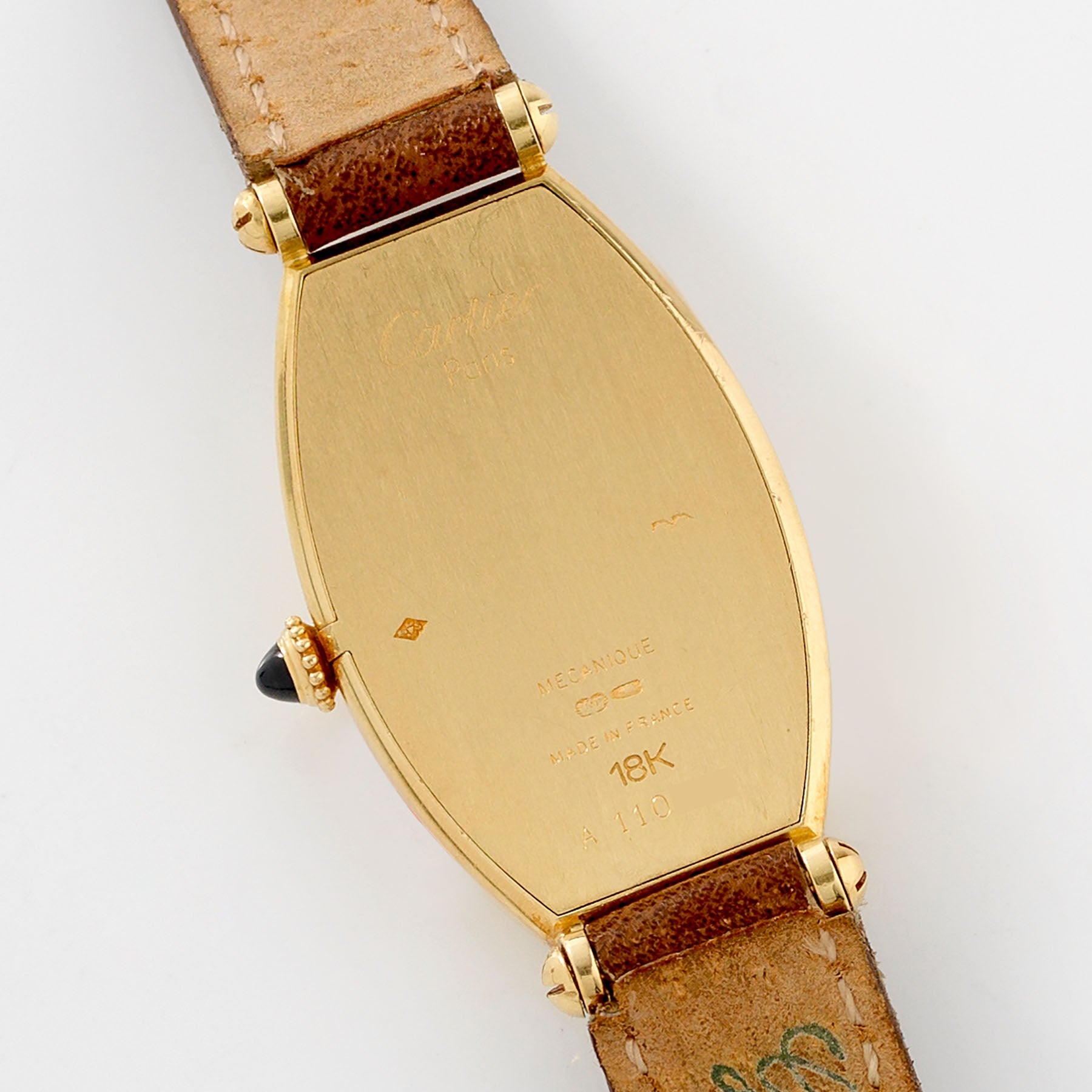 Cartier Paris Tonneau Yellow Gold 