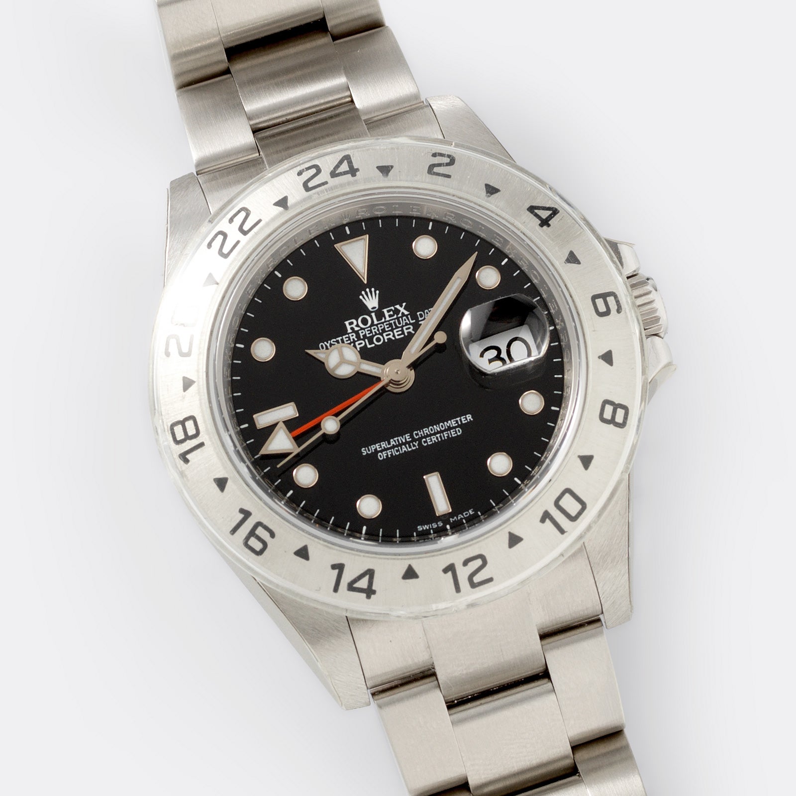 Rolex Explorer 2 Black Dial 16570 New Old Stock 