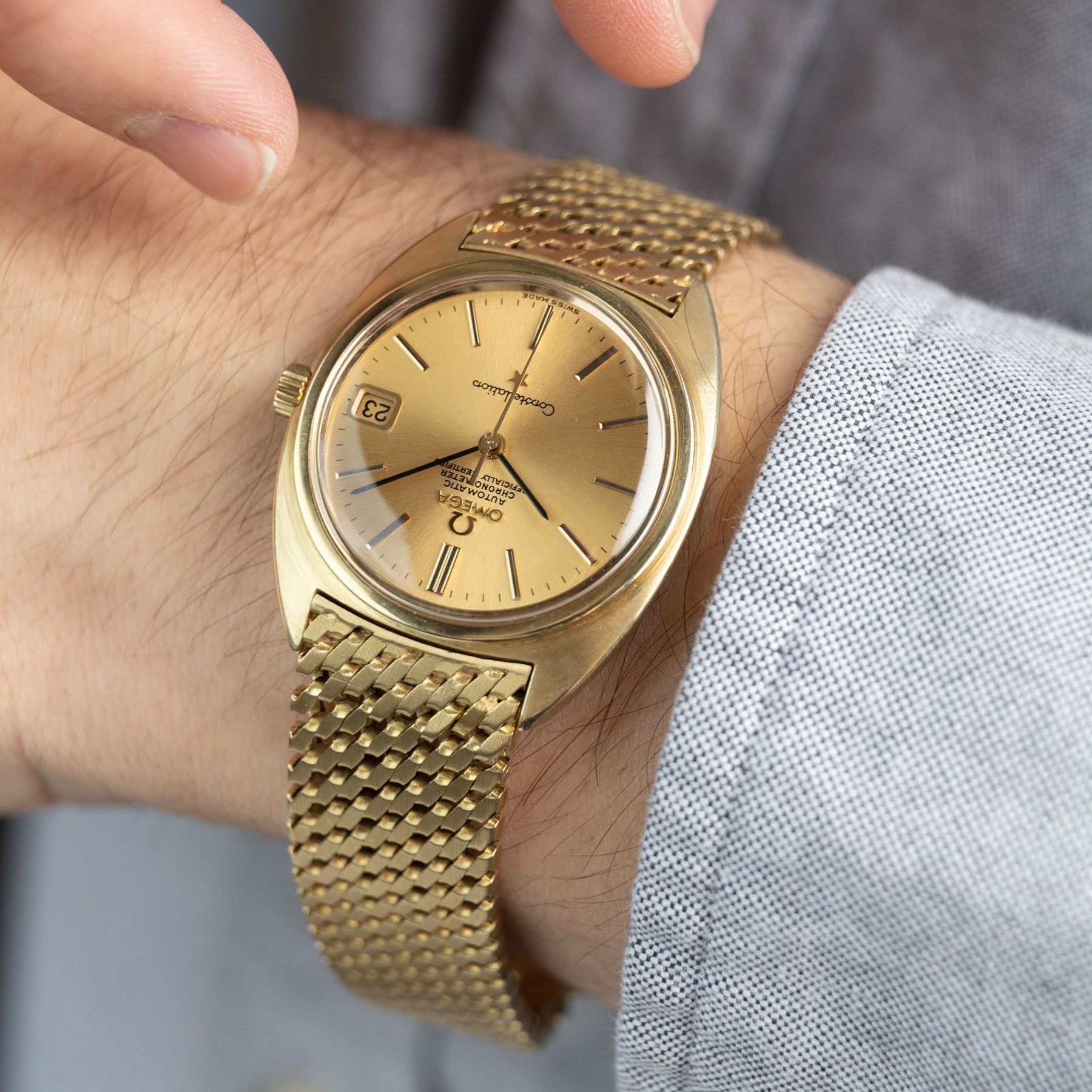 Omega Constellation 14kt Gold Reference 168017
