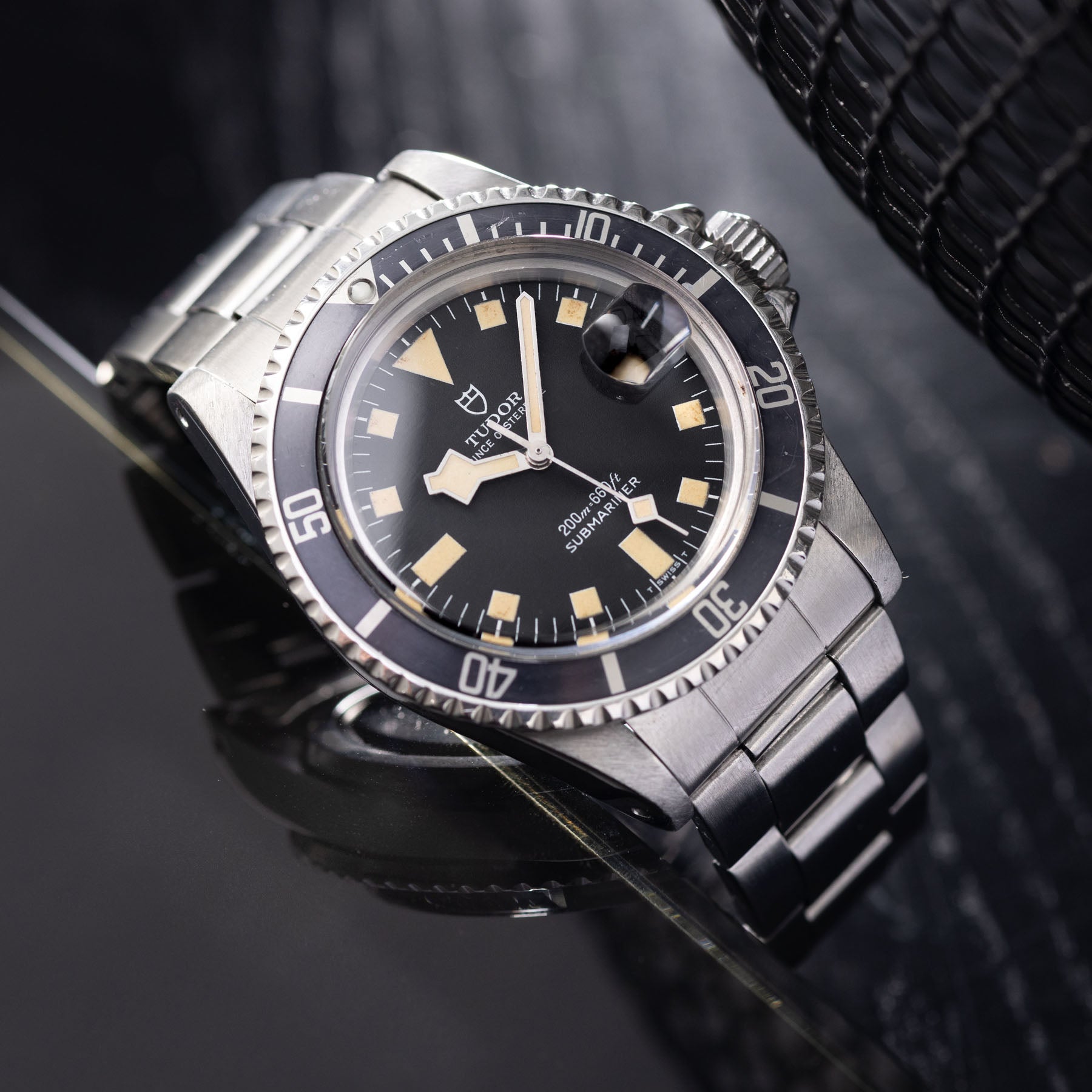 Tudor Submariner Date Black Snowflake 94110