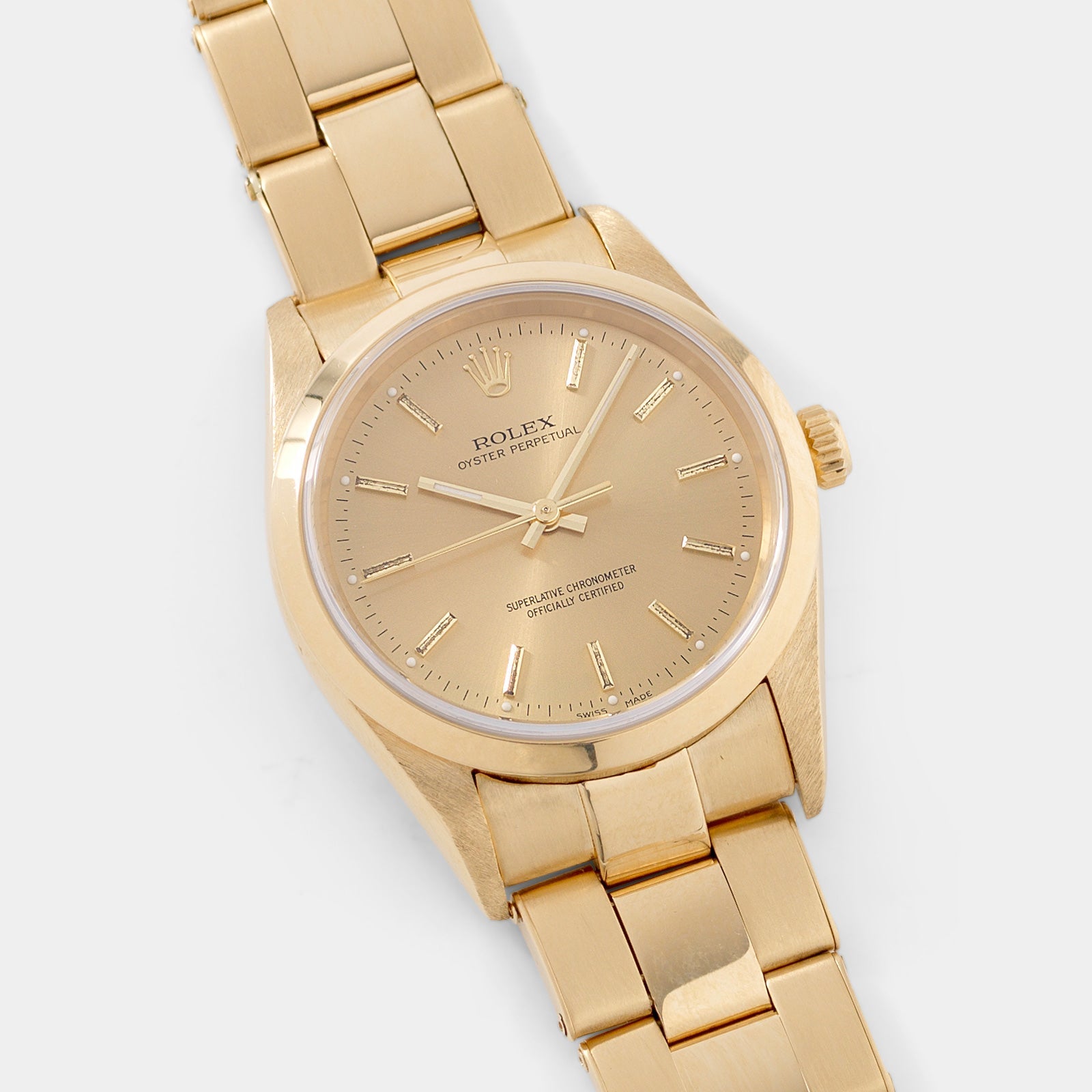 Rolex Oyster Perpetual 14208M Yellow Gold
