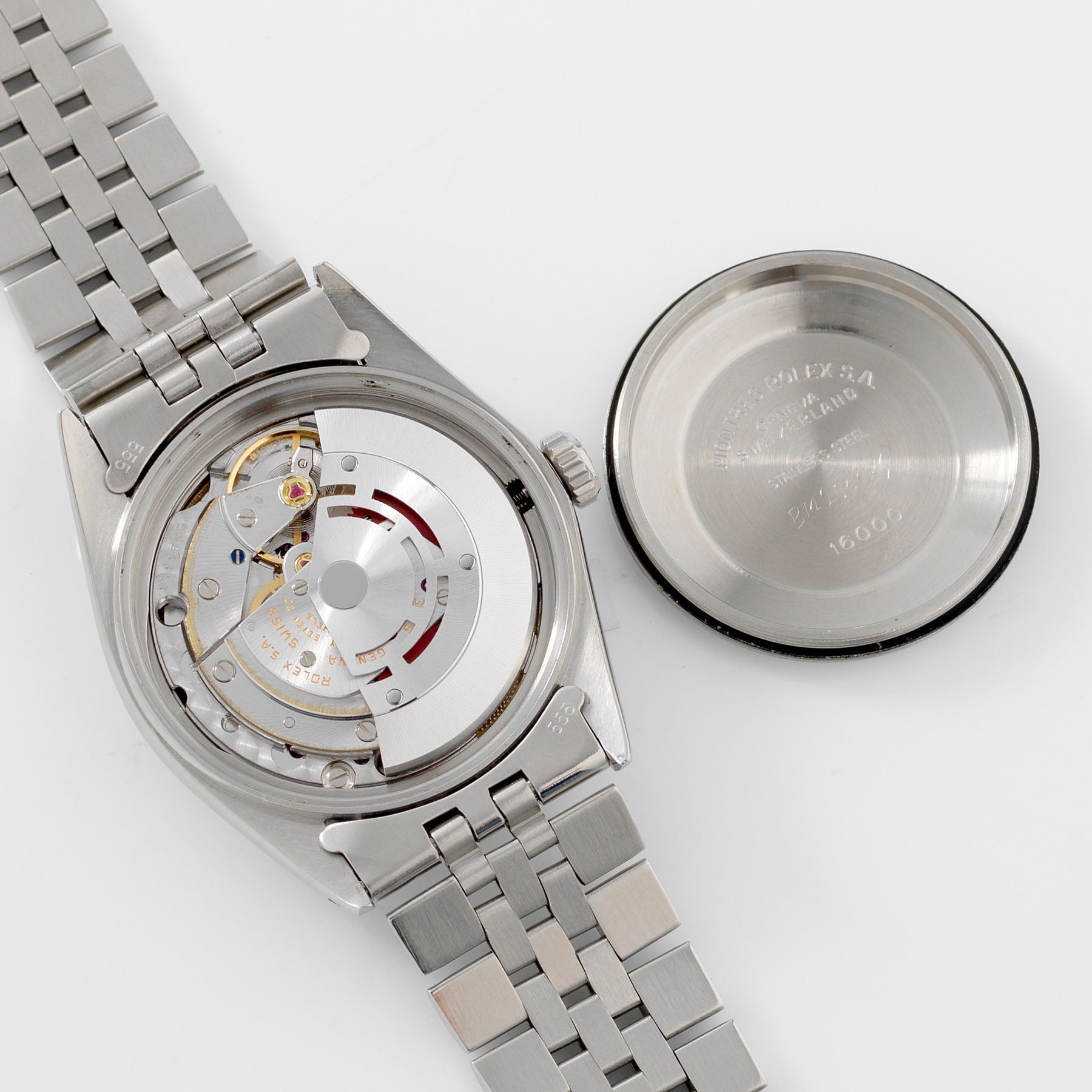 Rolex Datejust 16030 Grey Tapestry Dial 