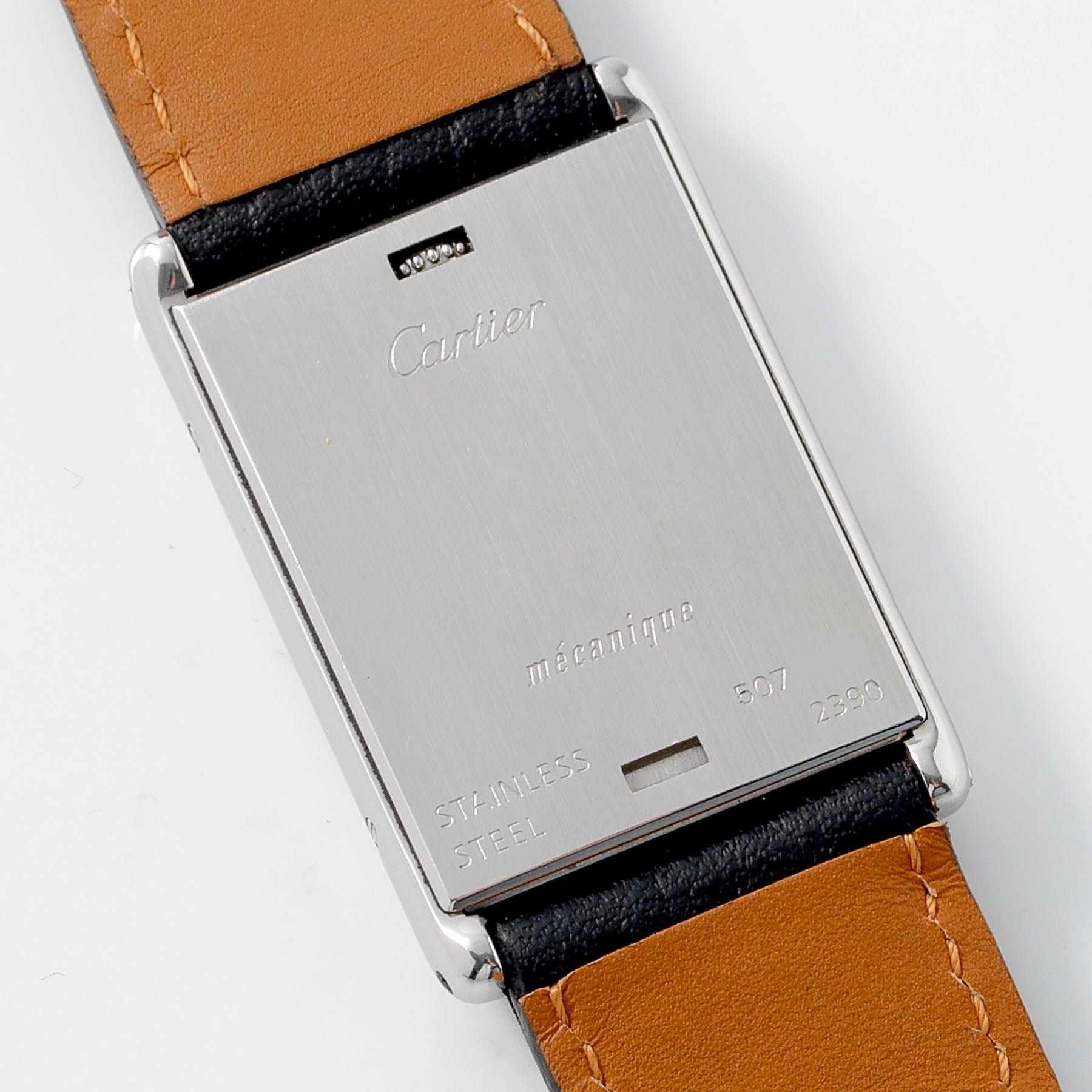 Cartier Tank Basculante 2390 Steel 