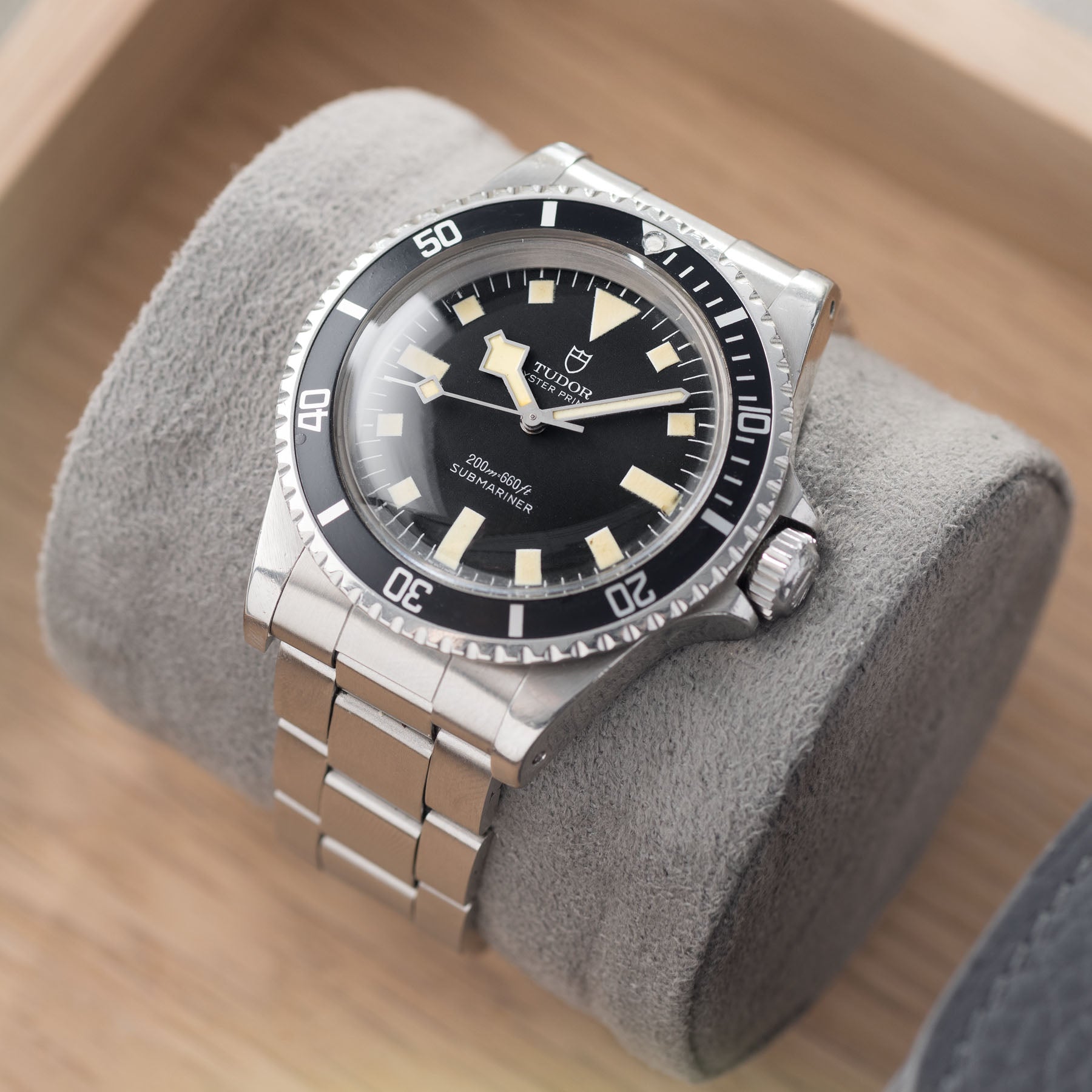 Tudor Submariner 9401 No Date Black Snowflake