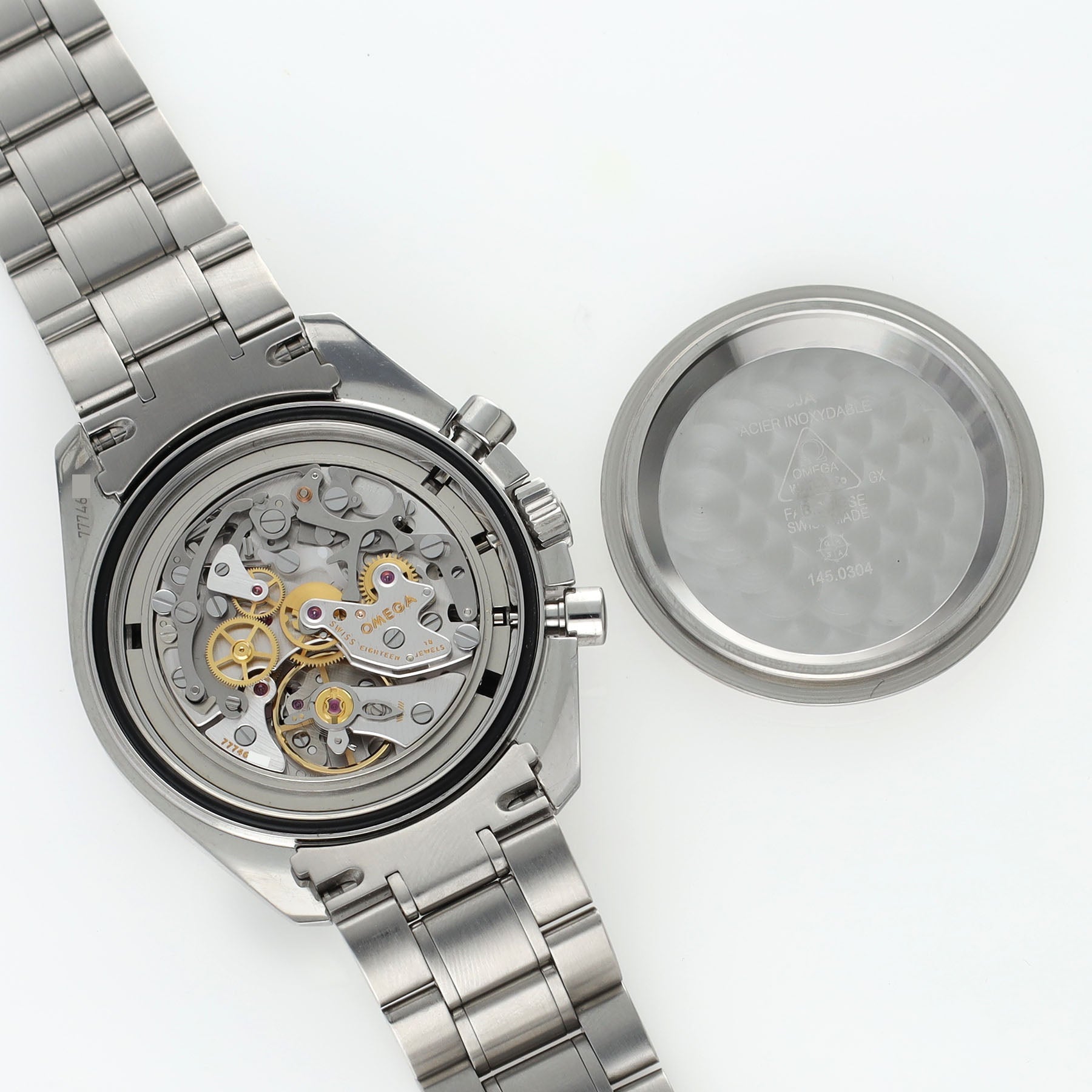 Omega Speedmaster Apollo Soyuz Anniversary Edition Meteorite Dial