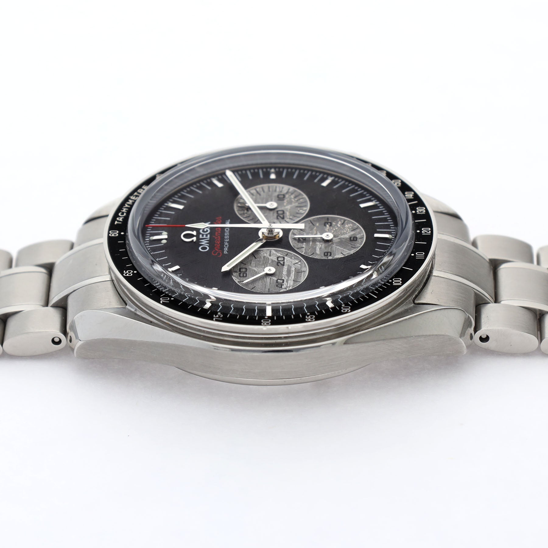 Omega Speedmaster Apollo Soyuz Anniversary Edition Meteorite Dial