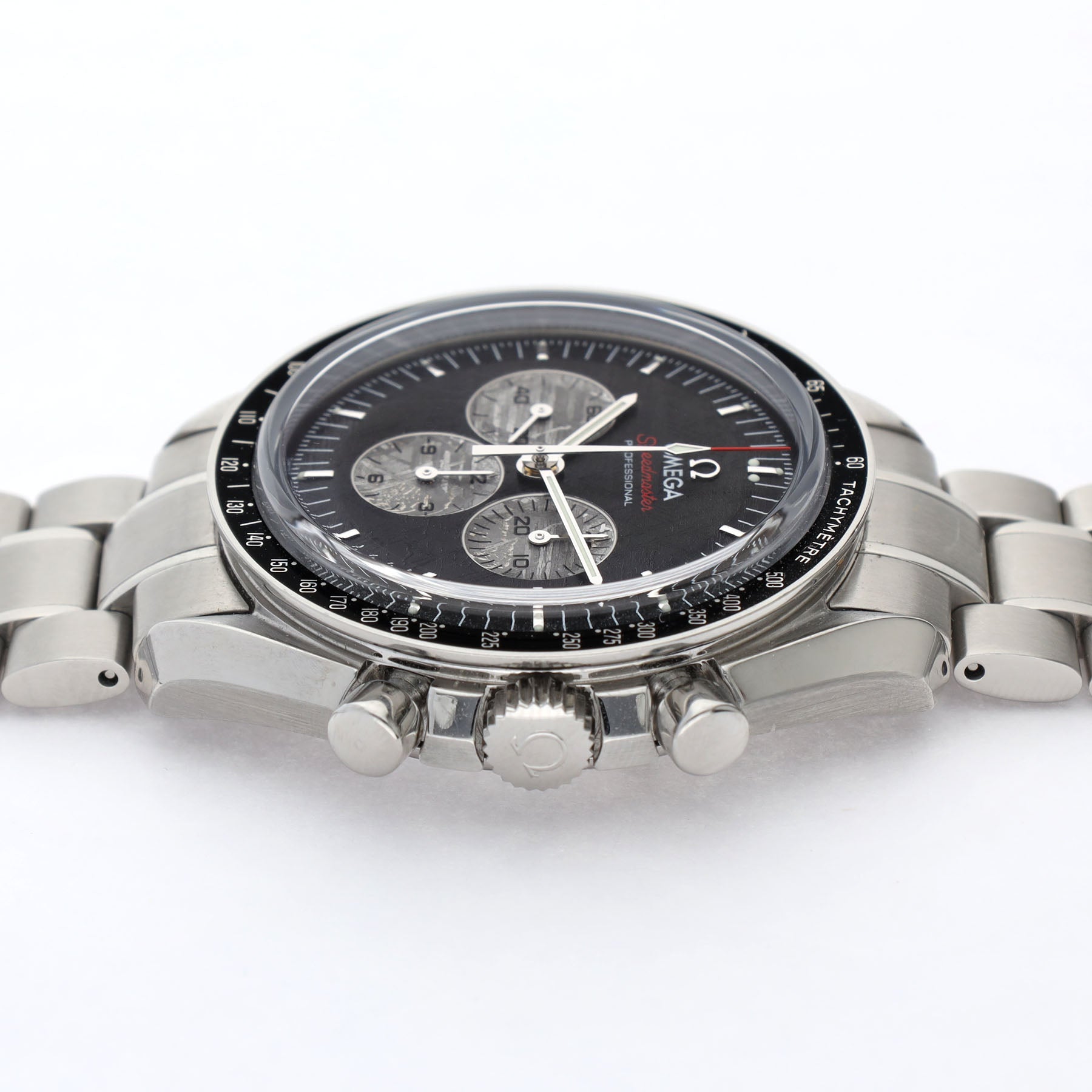 Omega Speedmaster Apollo Soyuz Anniversary Edition Meteorite Dial