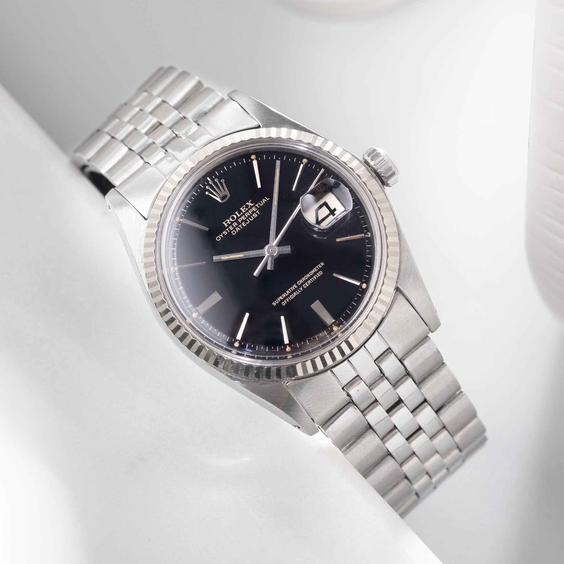 Rolex Datejust 1601 Black Gilt Dial