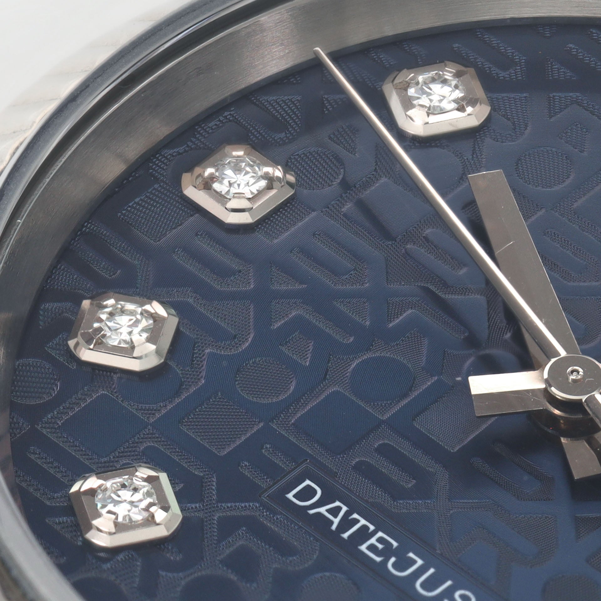 Rolex Datejust 116234 Blue Jubilee Diamond Dial with Papers 