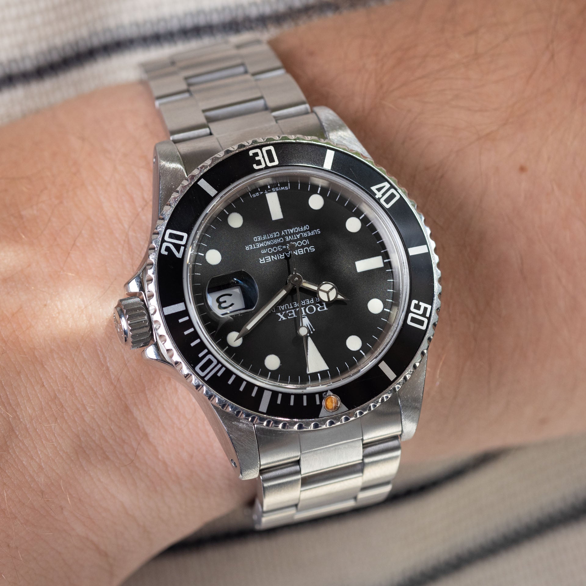 Rolex Submariner Date 16800 Original Matte Dial 