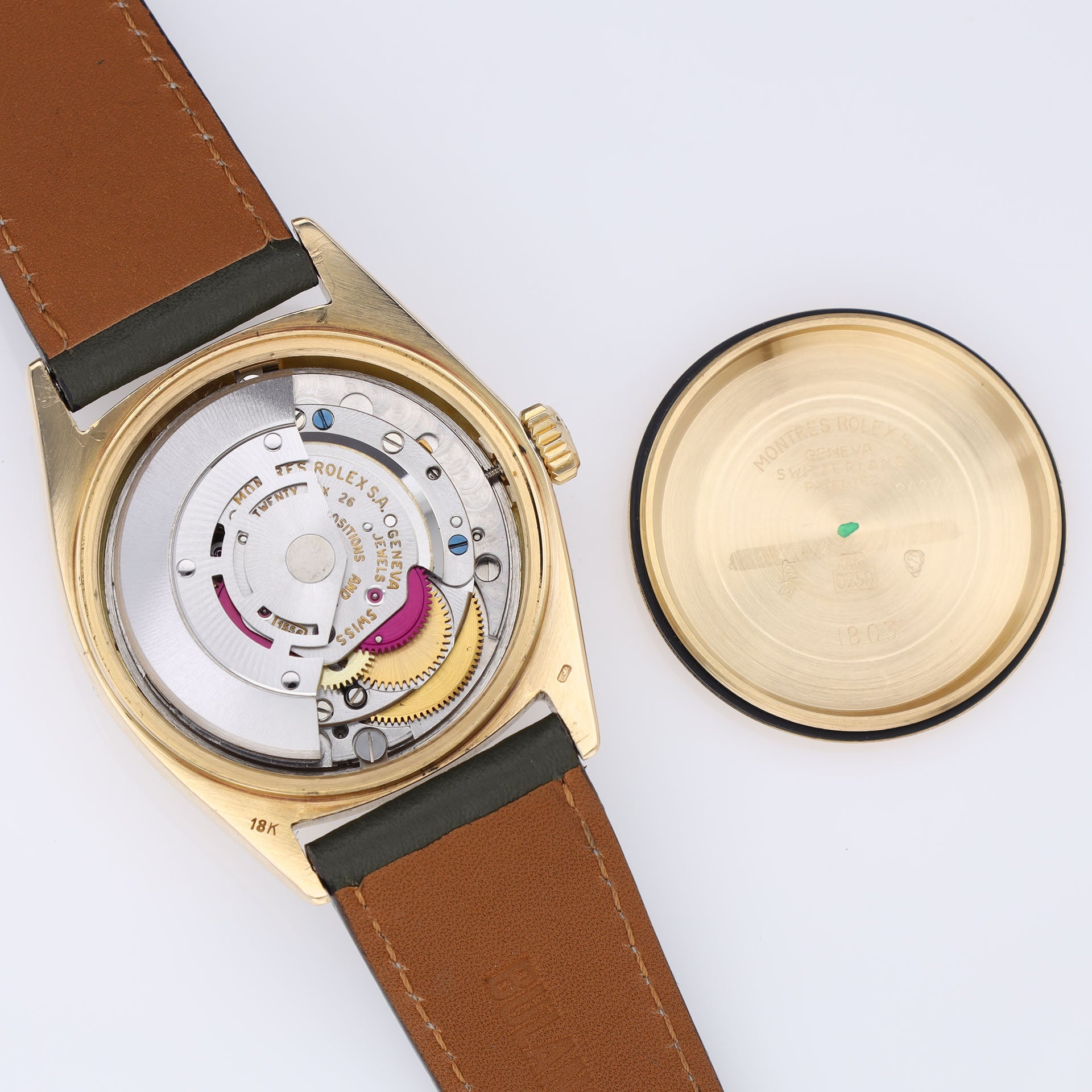 Rolex Day-Date 1803 Yellow Gold Wide Boy Dial 