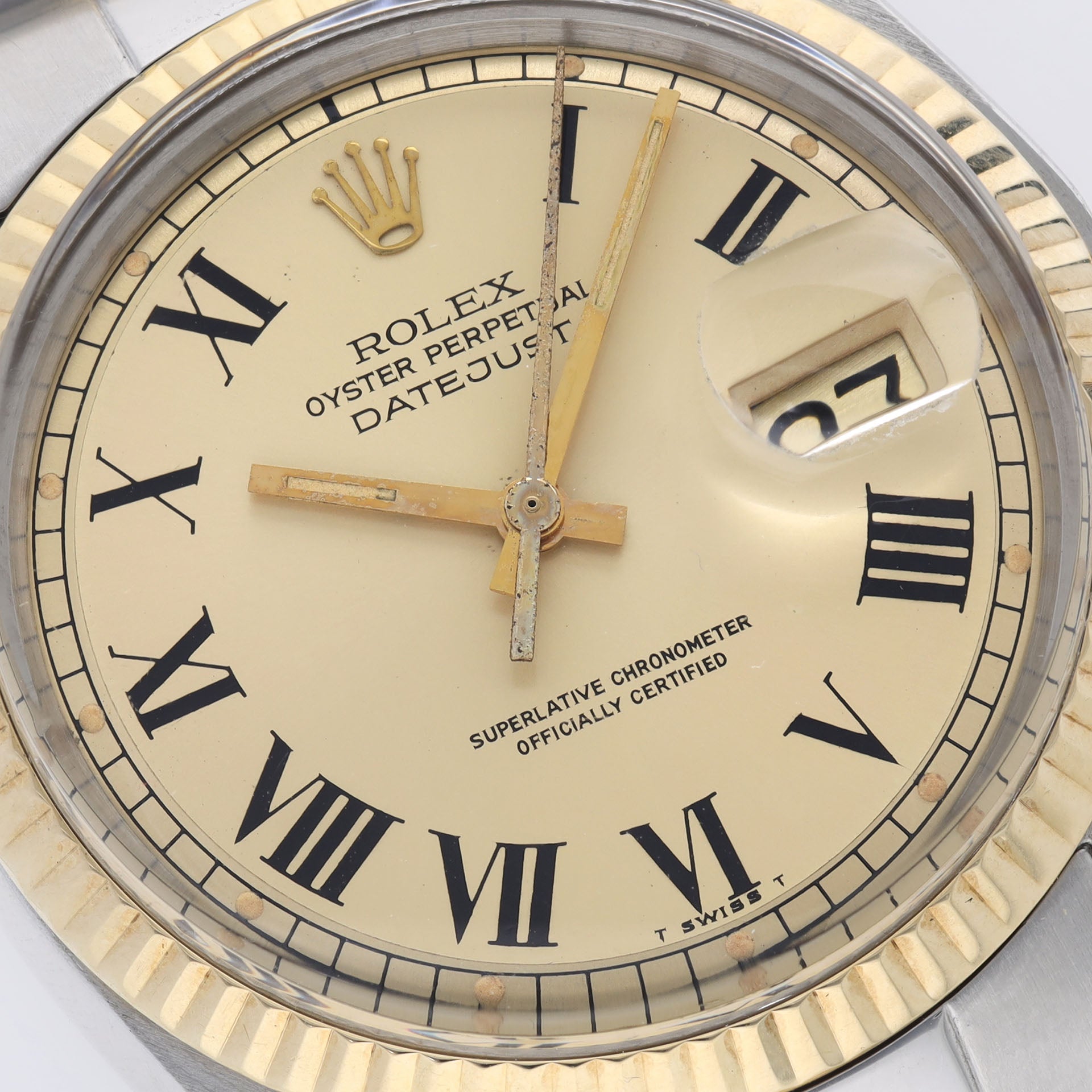 Rolex Datejust 1601 Steel and Gold Buckley Dial