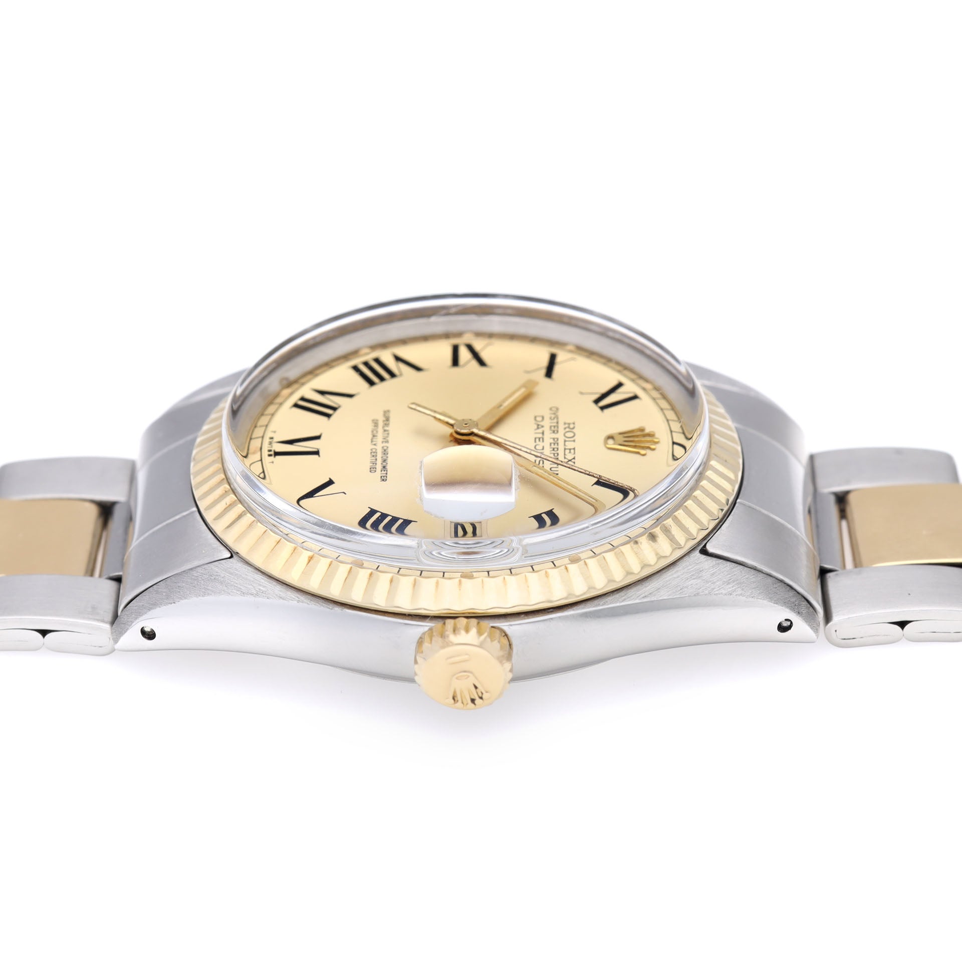 Rolex Datejust 1601 Steel and Gold Buckley Dial