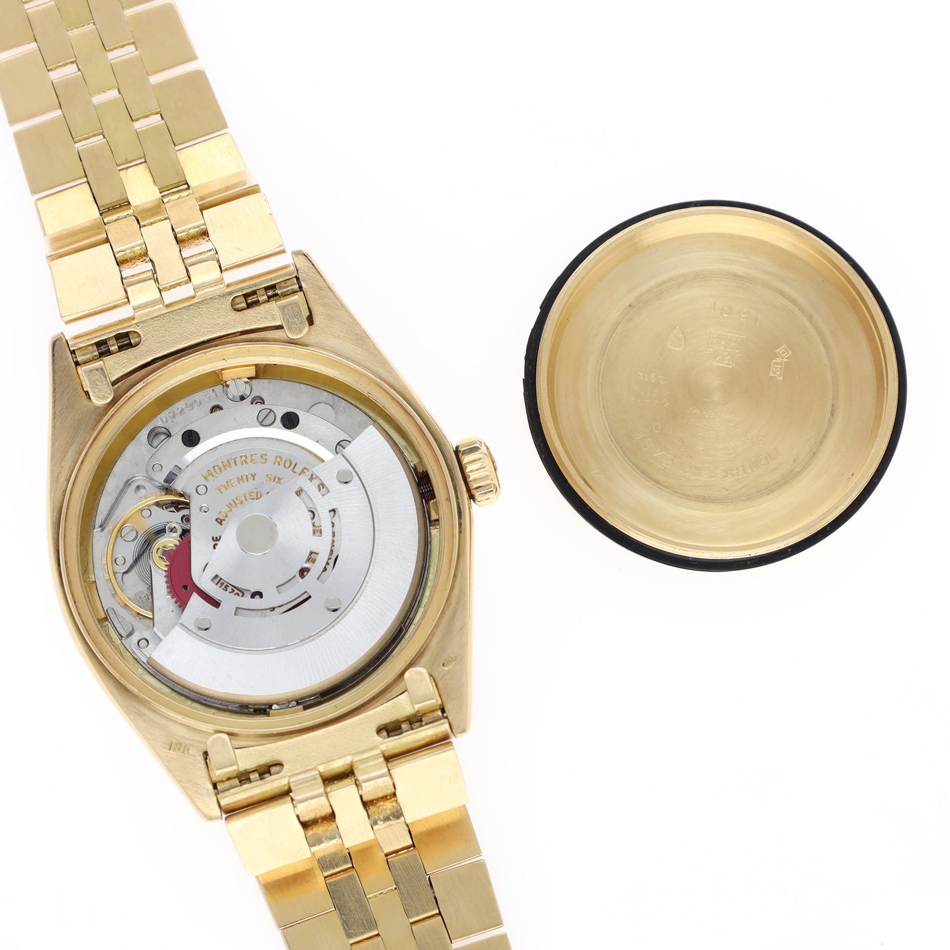 Rolex Datejust 1611 Yellow Gold Morellis Finish Diamond Dial