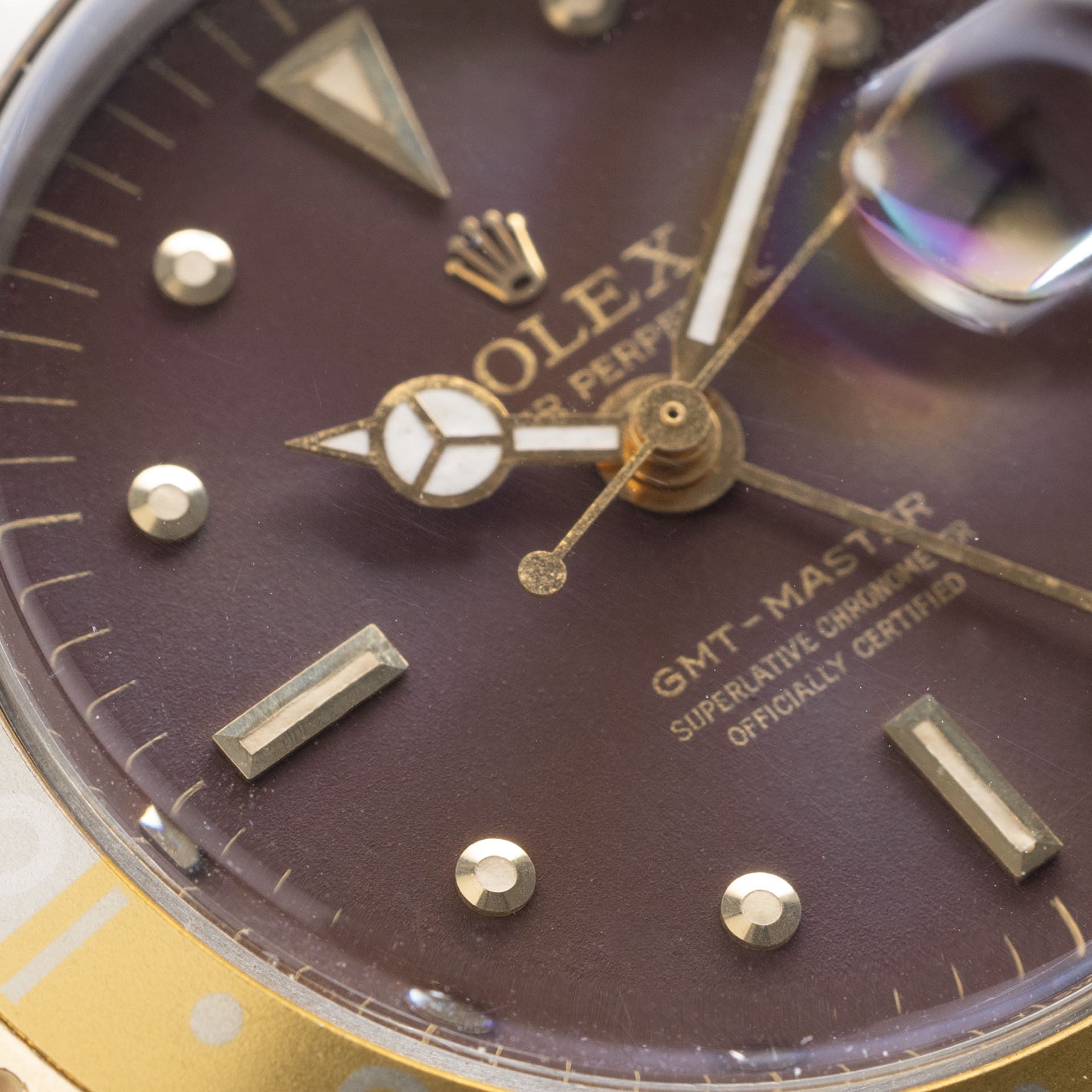 Rolex GMT-Master Matte Brown Nipple Dial Root Beer ref 1675 