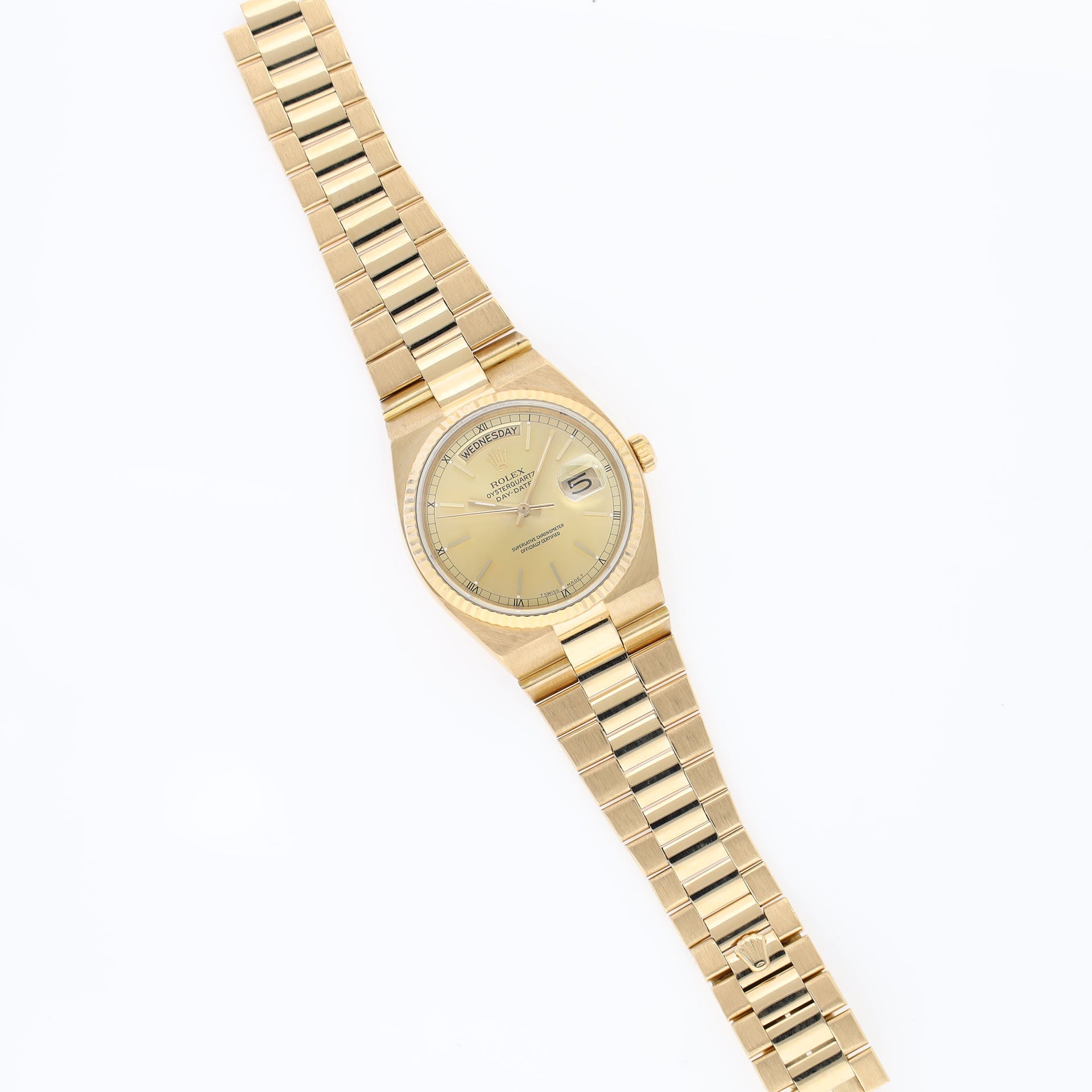 Rolex Oysterquartz Day-Date 19018 Champagne Dial