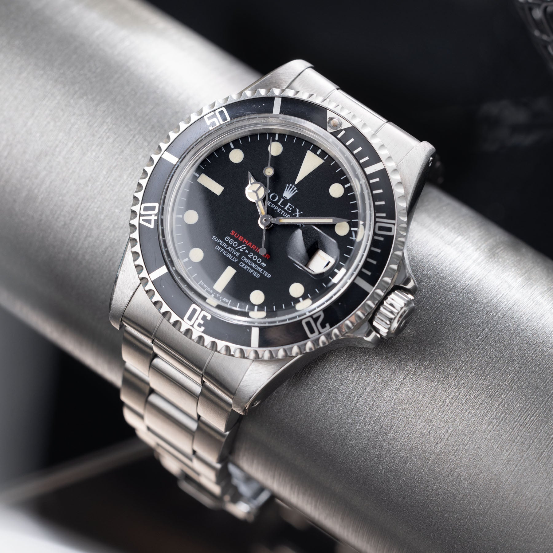 Rolex Submariner Date 1680 Mk4 Red Sub Dial