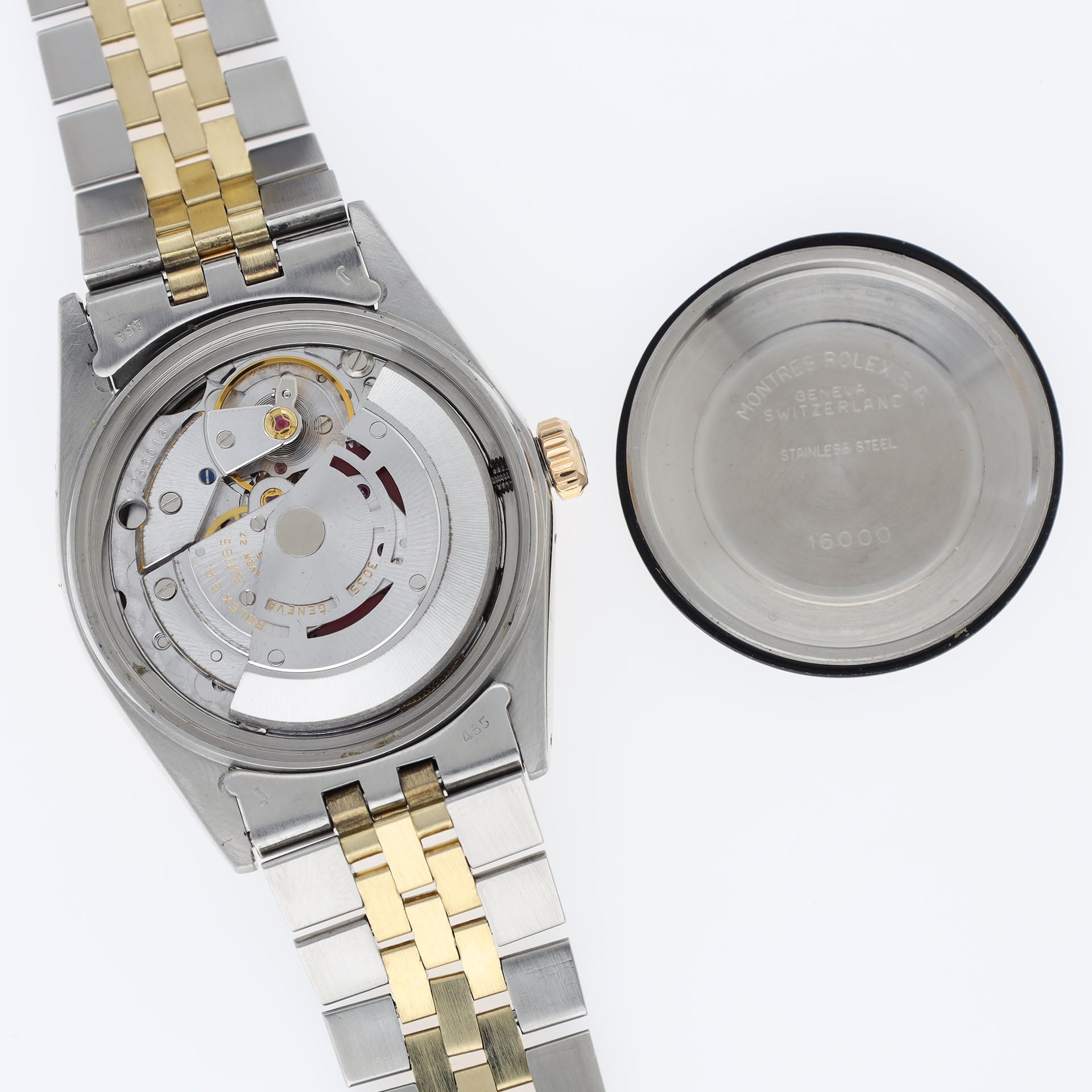 Rolex Datejust 16013 Steel and Gold Blue Roman Dial