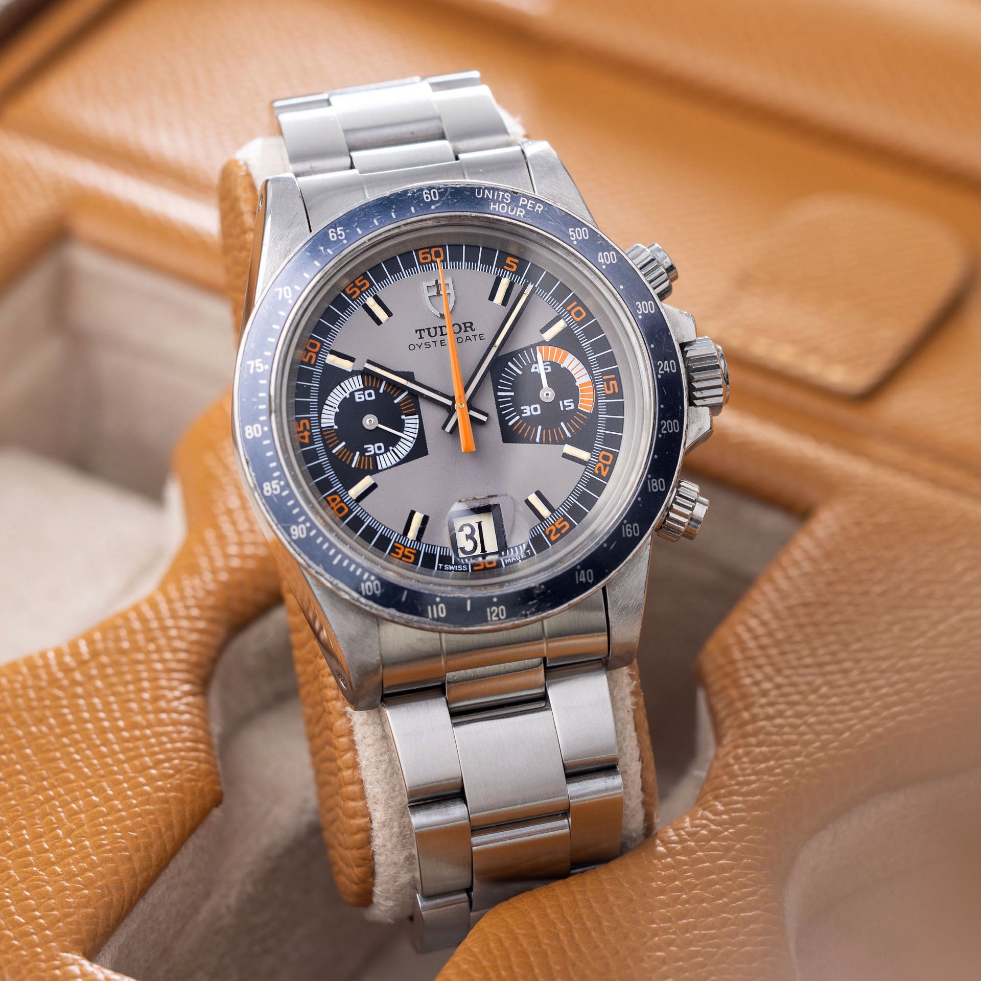 Tudor Oysterdate Chronograph 7149 Monte Carlo Grey Dial