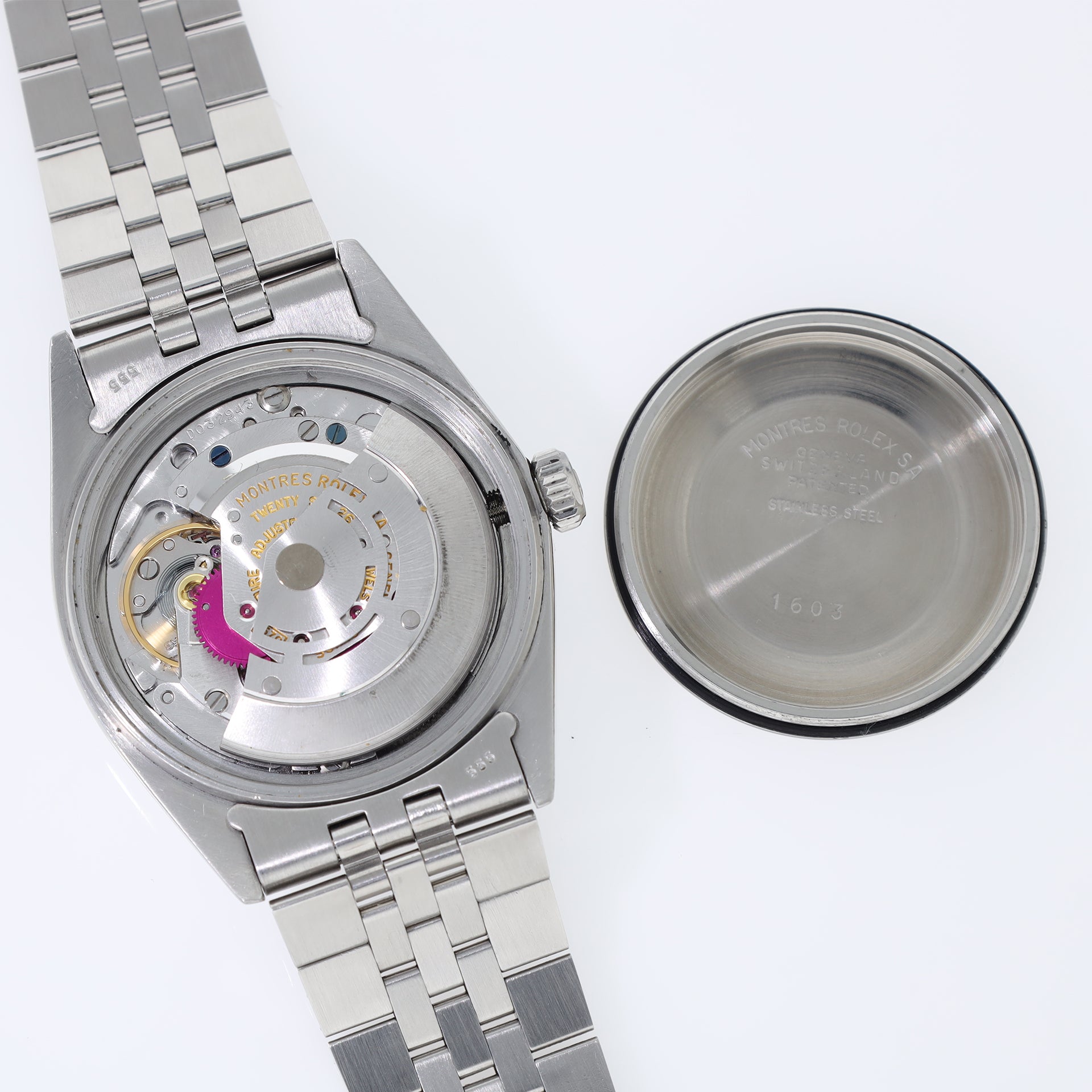 Rolex Datejust 1603 Black Dial 
