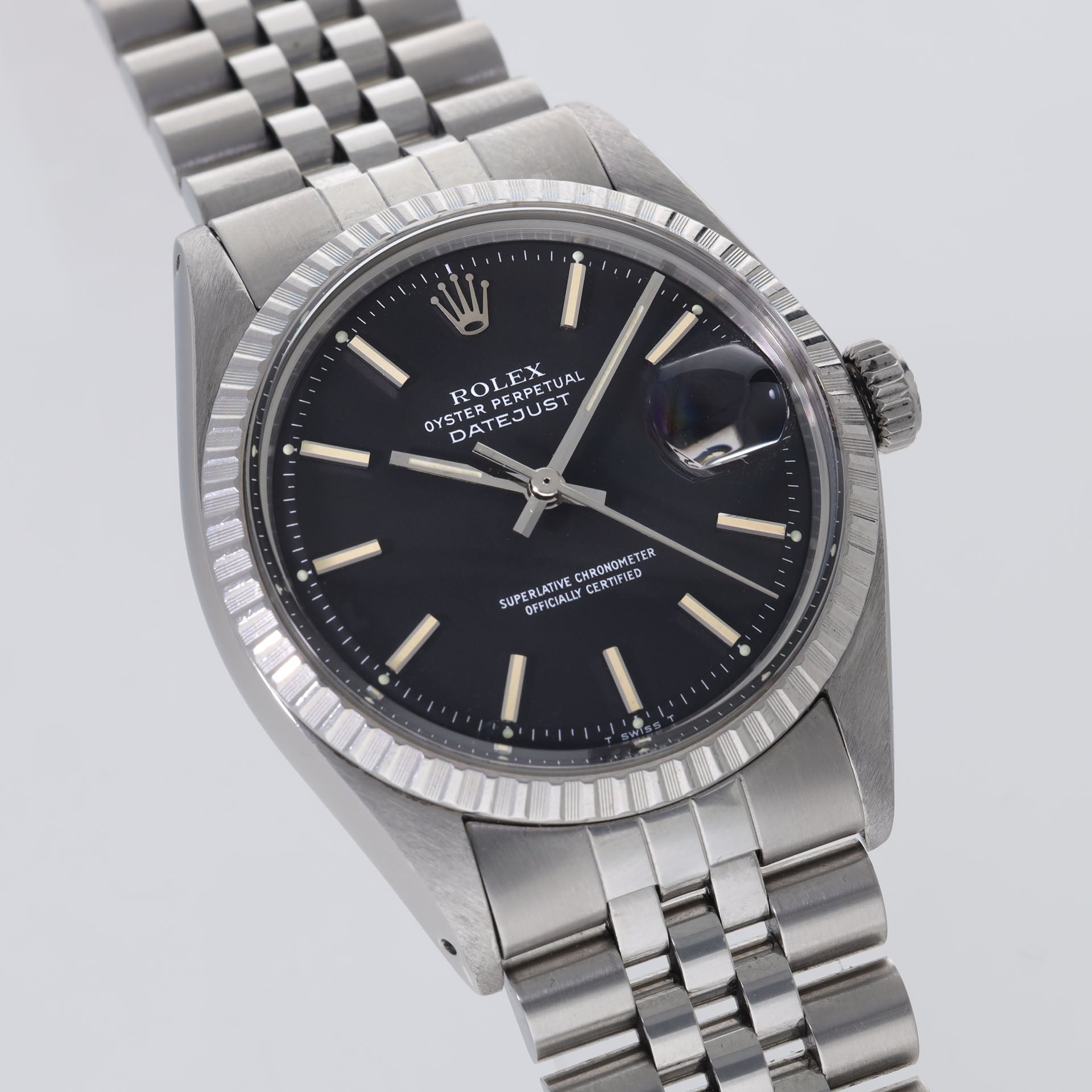 Rolex Datejust 1603 Black Dial 