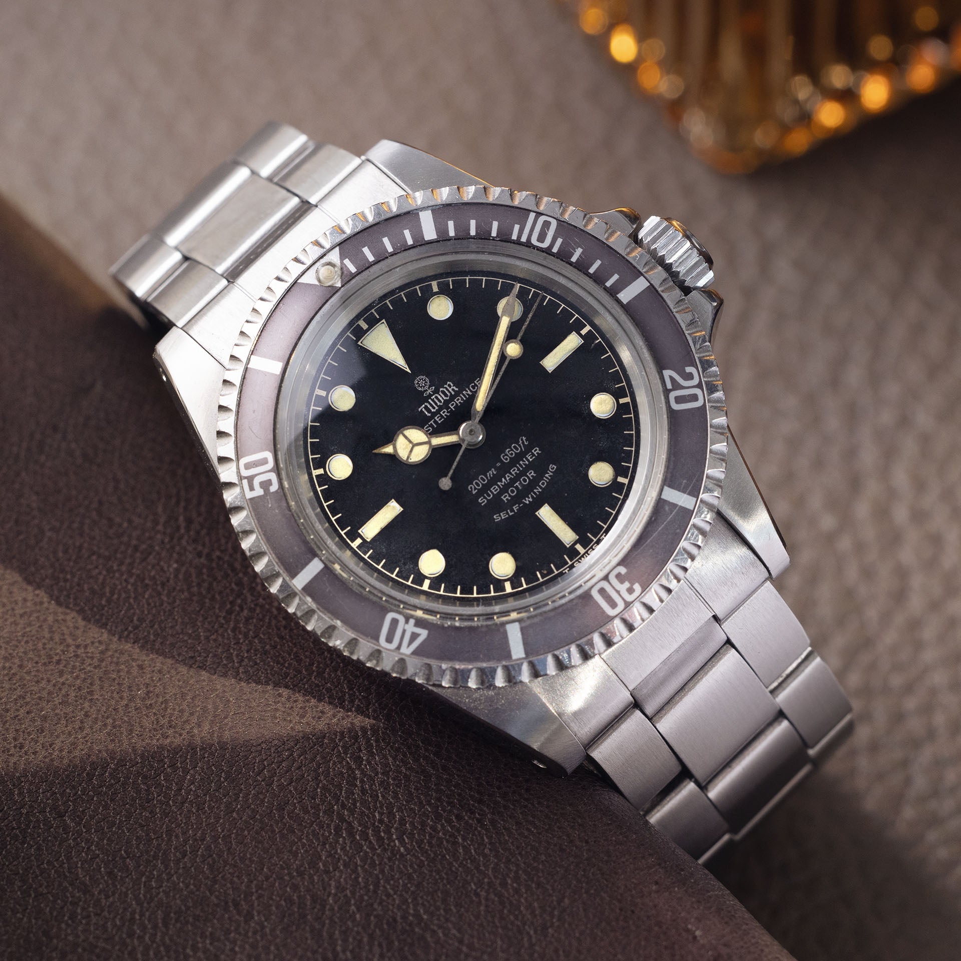 Tudor Submariner 7928 Gilt Minute Track