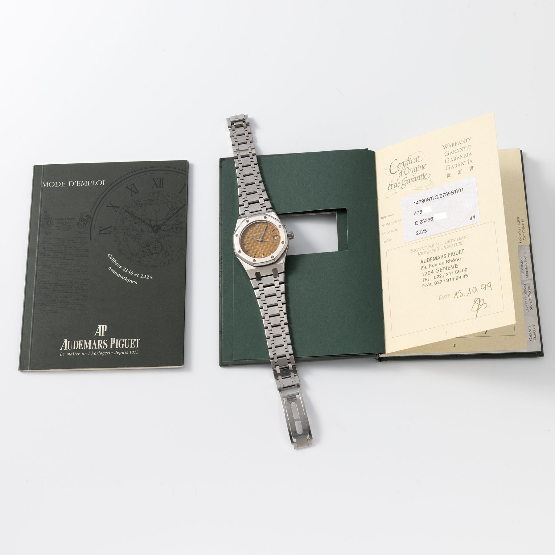 Audemars Piguet Royal Oak 14790 Tropical dial with Original Guarantee Paper