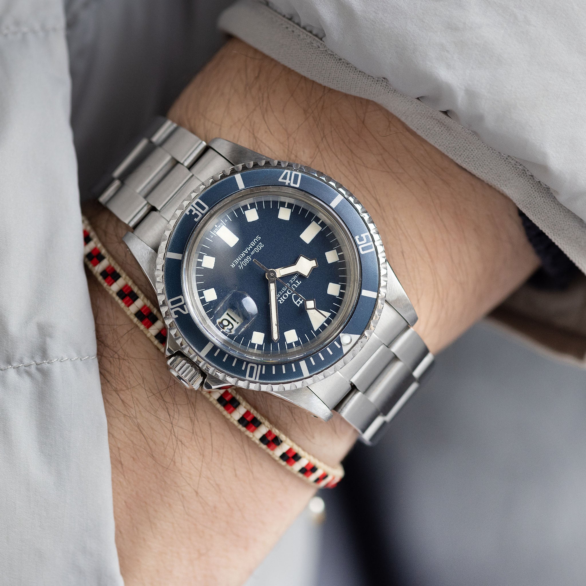 Tudor Submariner Date “Snowflake” Blue dial ref 9411