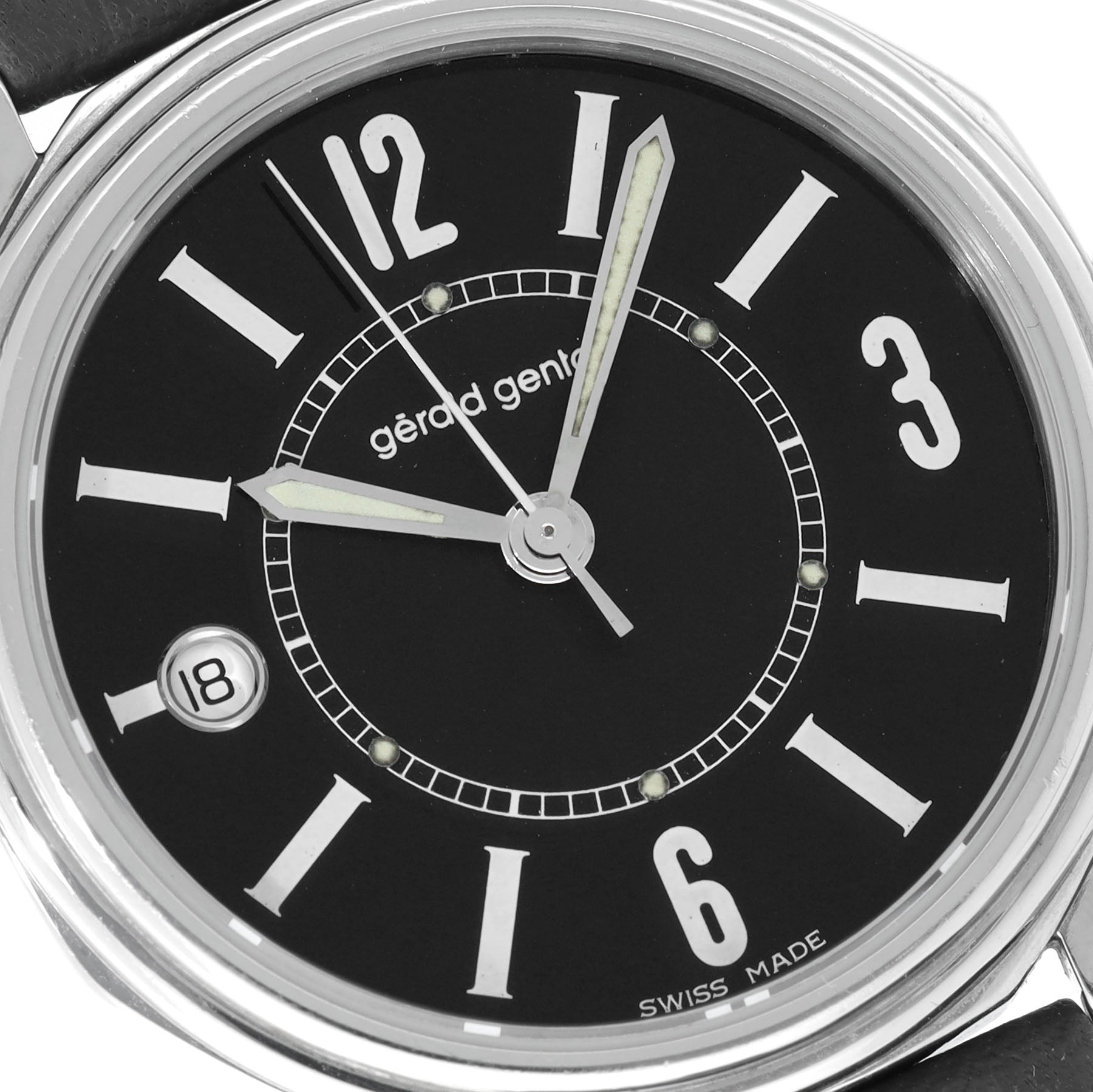 Gerald Genta Octo Black dial ref. g35587