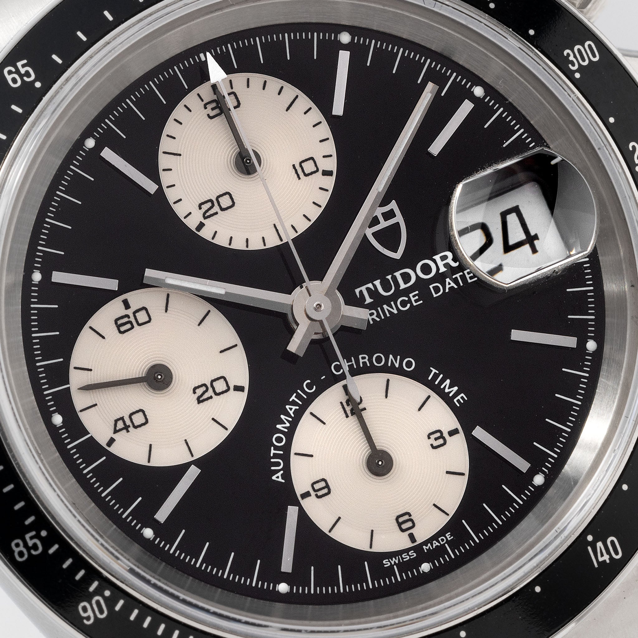 Tudor Prince Date Chronograph Black Dial 78260