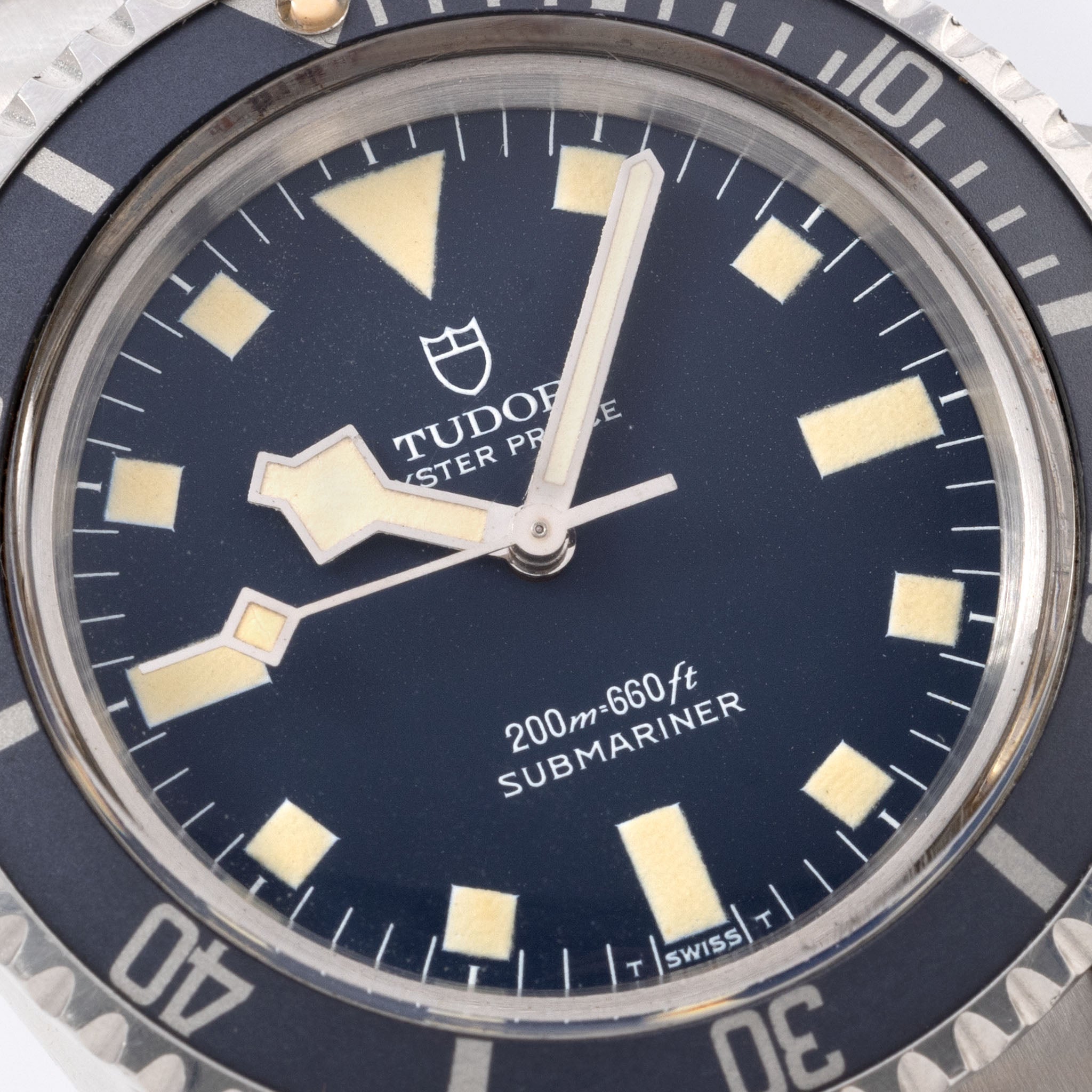 Tudor Submariner Snowflake No Date Blue Dial 9401/0 